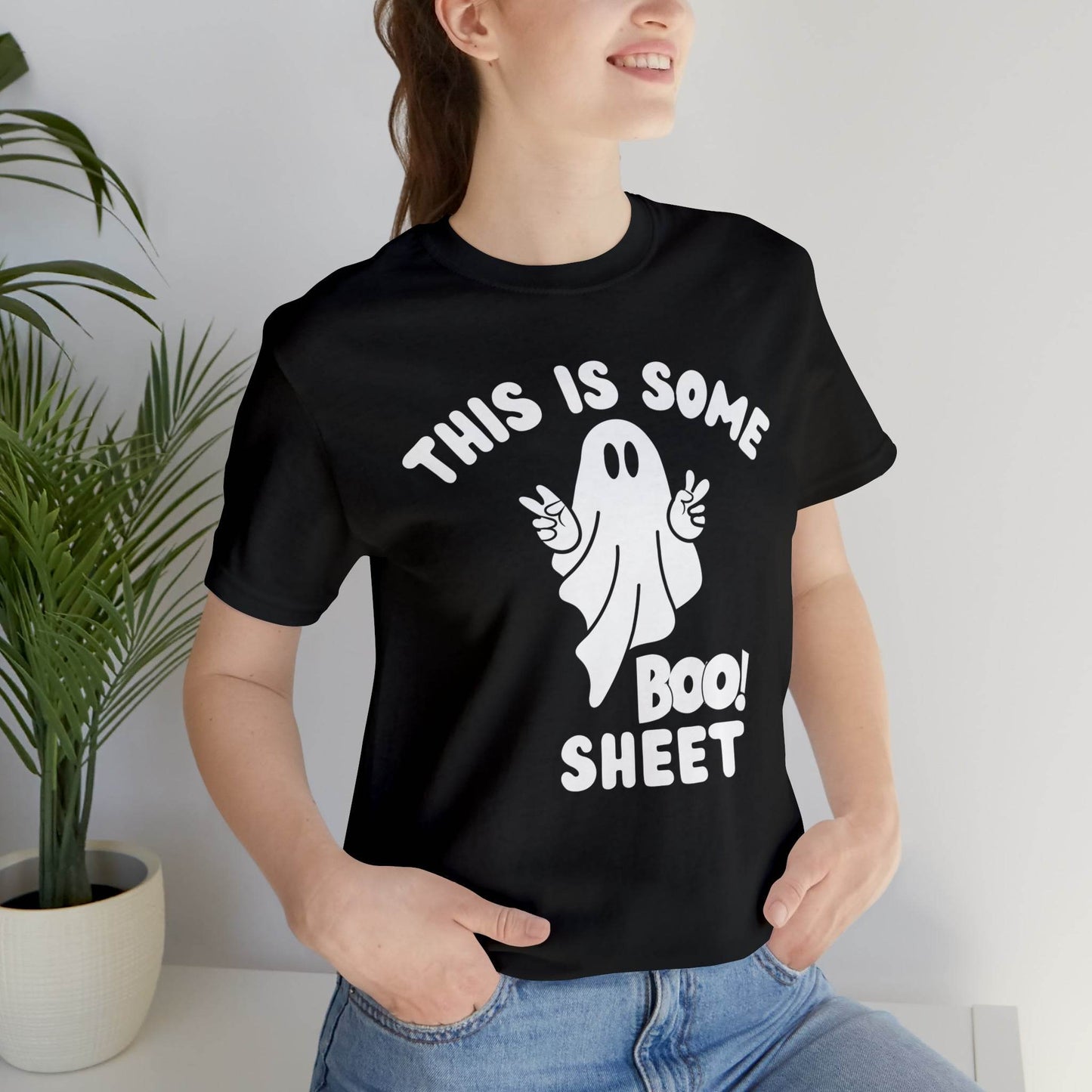 This Is Some Boo Sheet Funny Halloween Shirt Funny Halloween Costume Spooky Season Tee Funny Gift Shirt for Birthday Christmas Anniversary - Giftsmojo