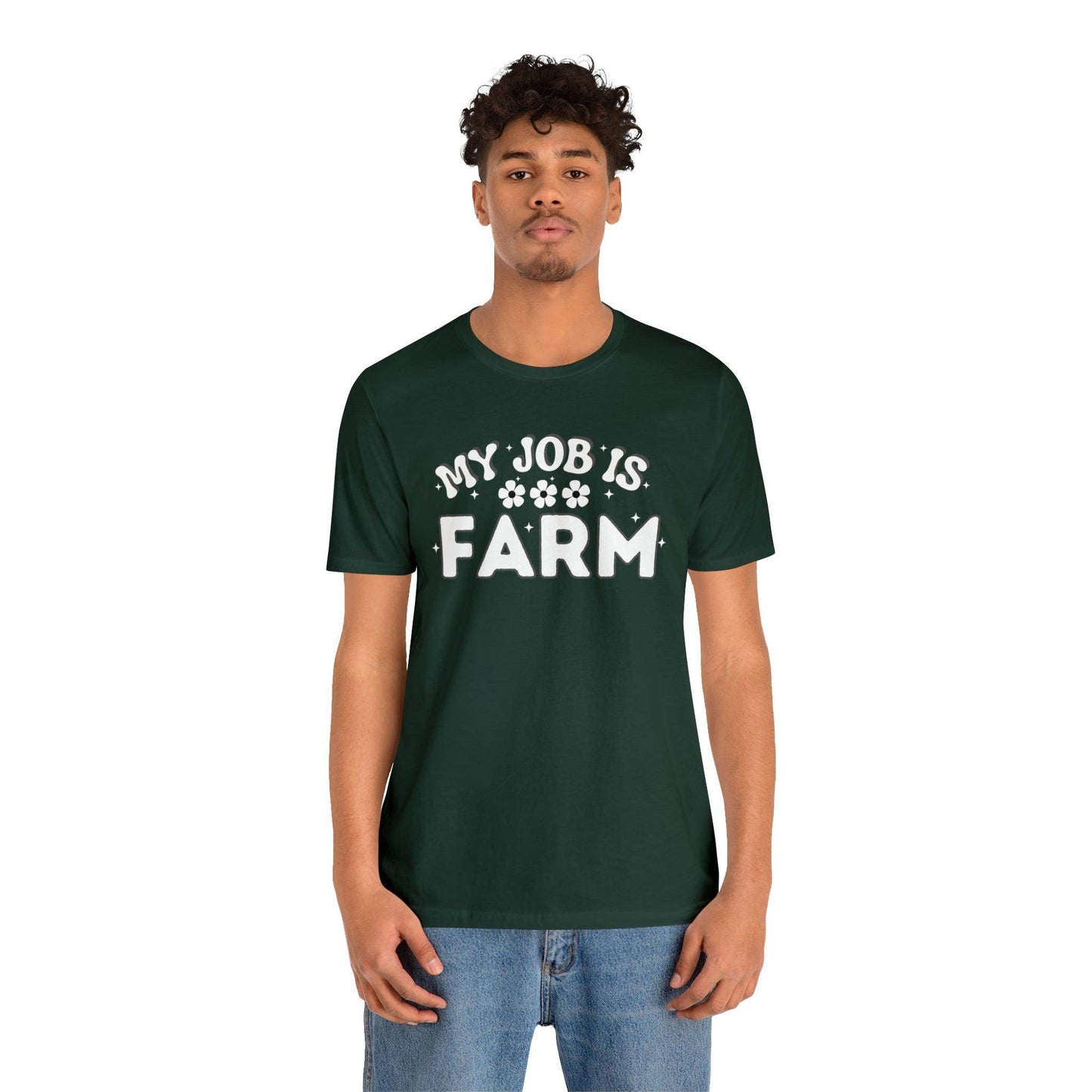 My Job is Farm Shirt Farmer Shirt Farming Shirt Homestead Gardening Shirt Farmers, Farmhand, Livestock Farmer, Crop Grower Horticulturist, Animal Scientist, Agricultural Engineer Environmental Scientist,  - Giftsmojo