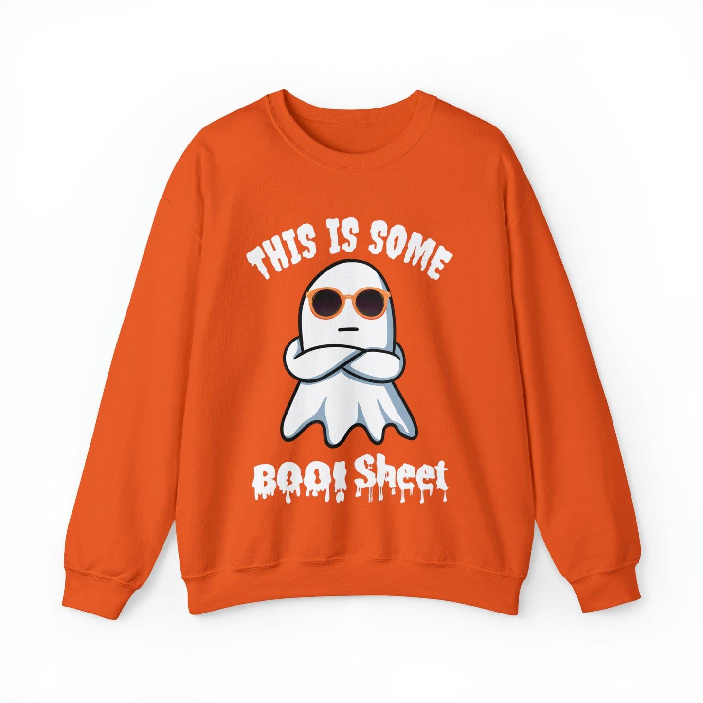 This Is Some Boo Sheet Ghost Sweatshirt Cute Ghost Sweatshirt Boo Ghost Sweatshirt Gift Shirt Funny Halloween Shirt Spooky Season Shirt - Giftsmojo