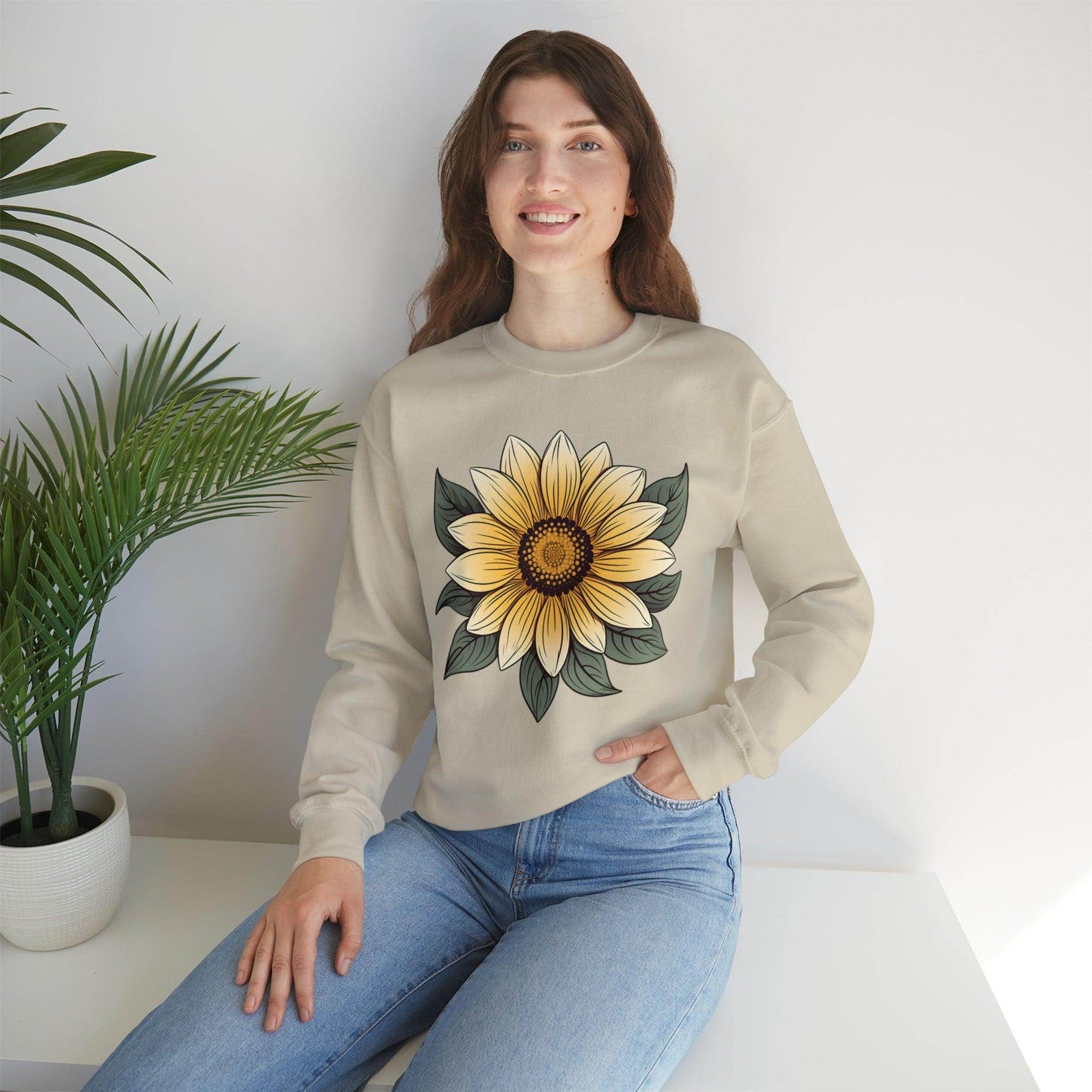 Flower Sweatshirt, Floral Sweatshirt Flower Sweatshirt Flower Sweater, Flower Shirt, Floral Print, Flower TShirt, Perfect Mothers Day Gift - Giftsmojo