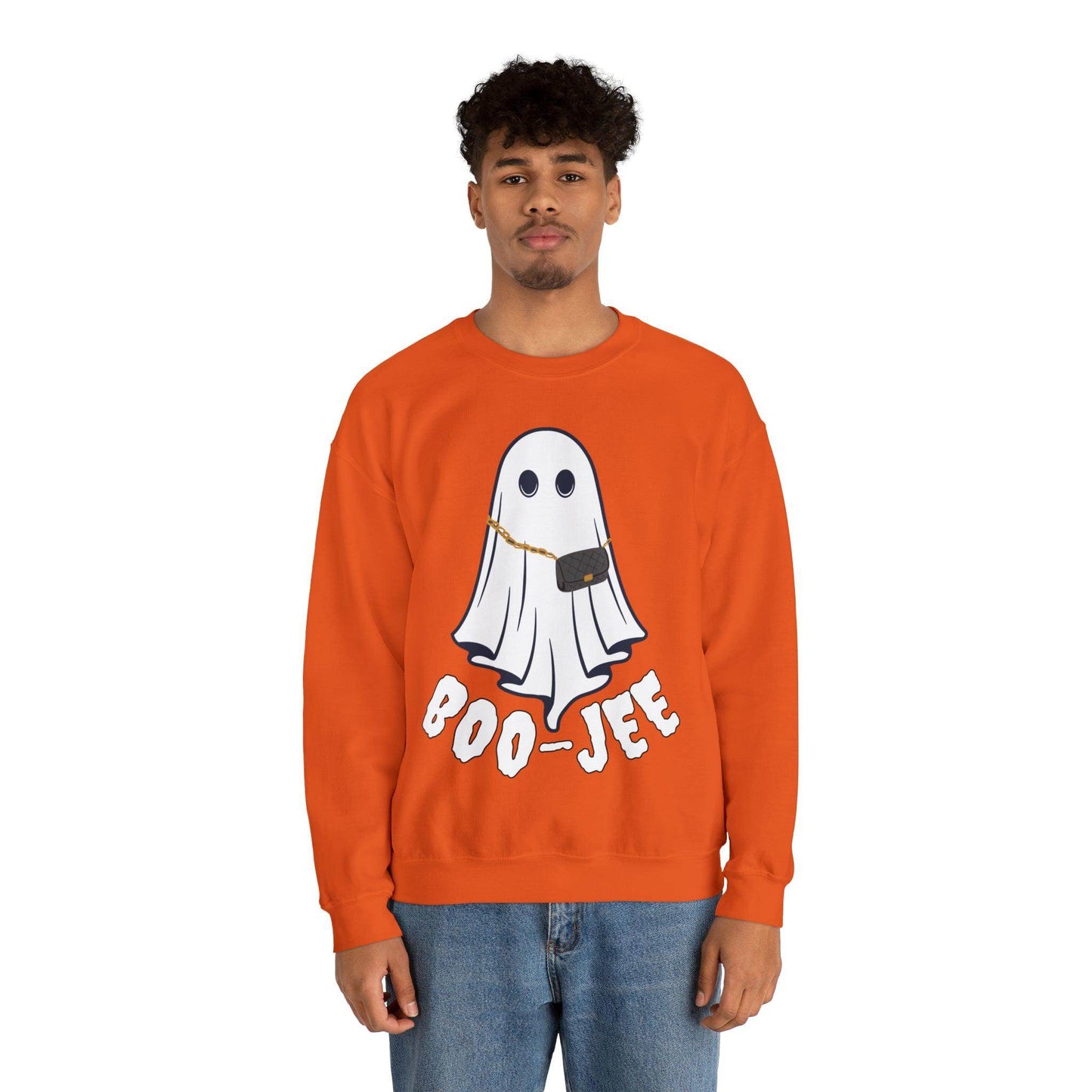 Boo-Jee Sweatshirt, Boo Halloween Sweatshirt, Spooky Ghost Sweatshirt, Boo Jee Shirt, Halloween Ghost Sweatshirt, Halloween Boo Shirt - Giftsmojo