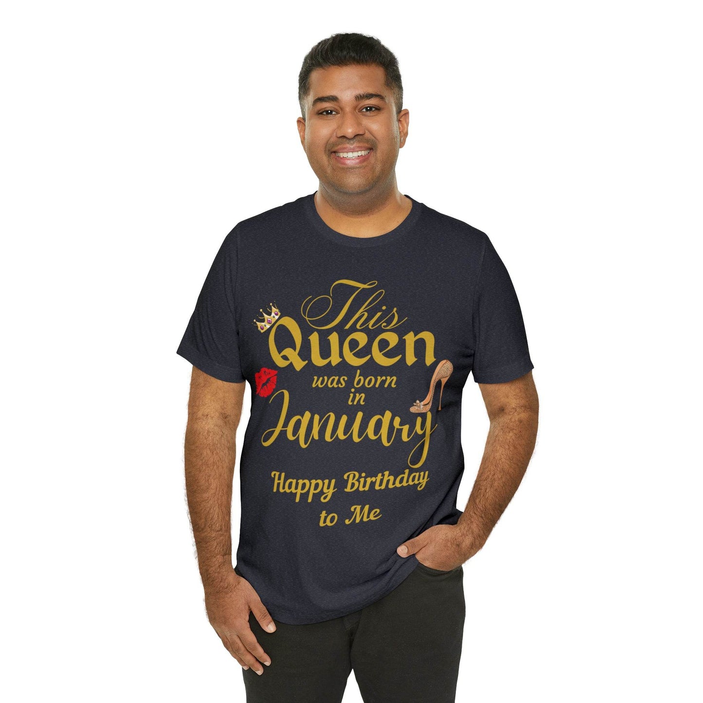 Birthday Queen Shirt, Gift for Birthday, This Queen was born in January Shirt, Funny Queen Shirt, Funny Birthday Shirt, Birthday Gift - Giftsmojo
