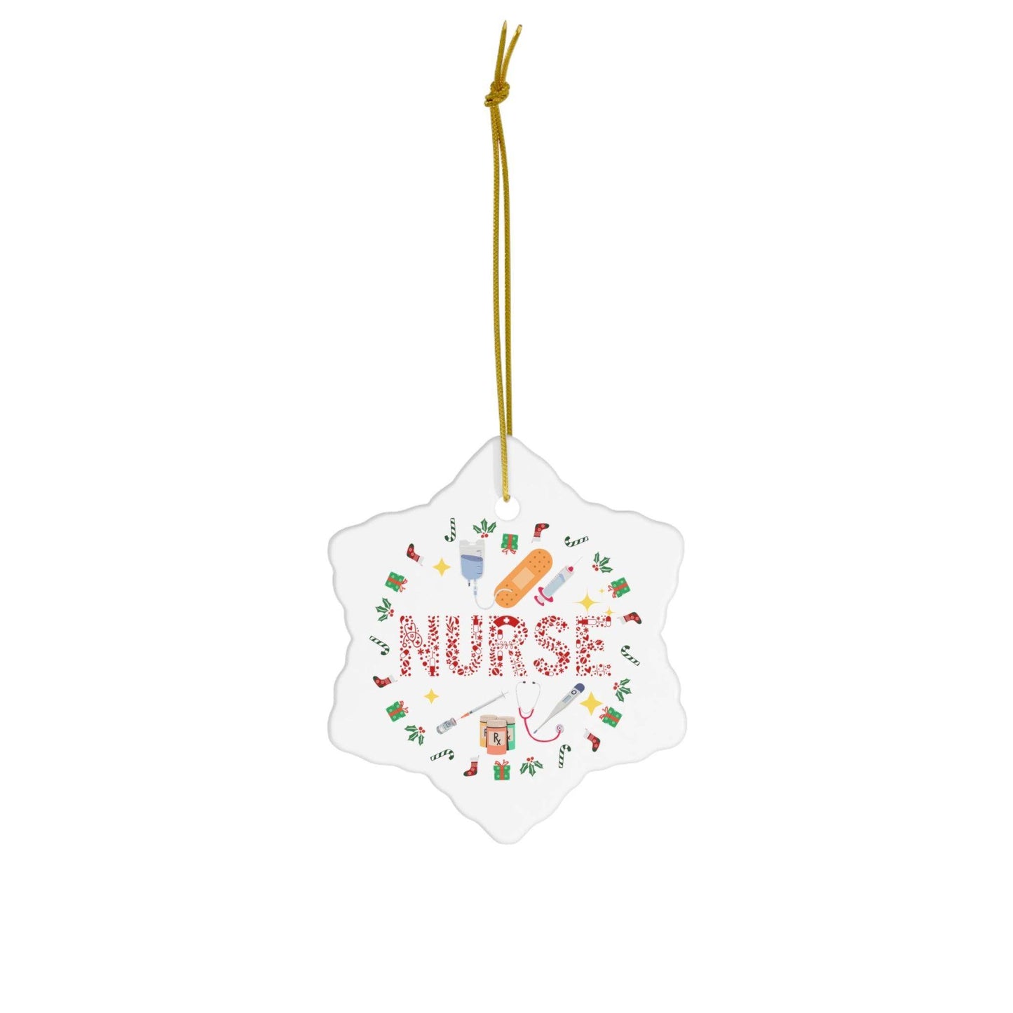 Nurse Christmas Ornament Nurse Ornament Nurse Christmas Tree Ornament Nurse Care Ornament Nurses Ornament Occupation Job - Giftsmojo