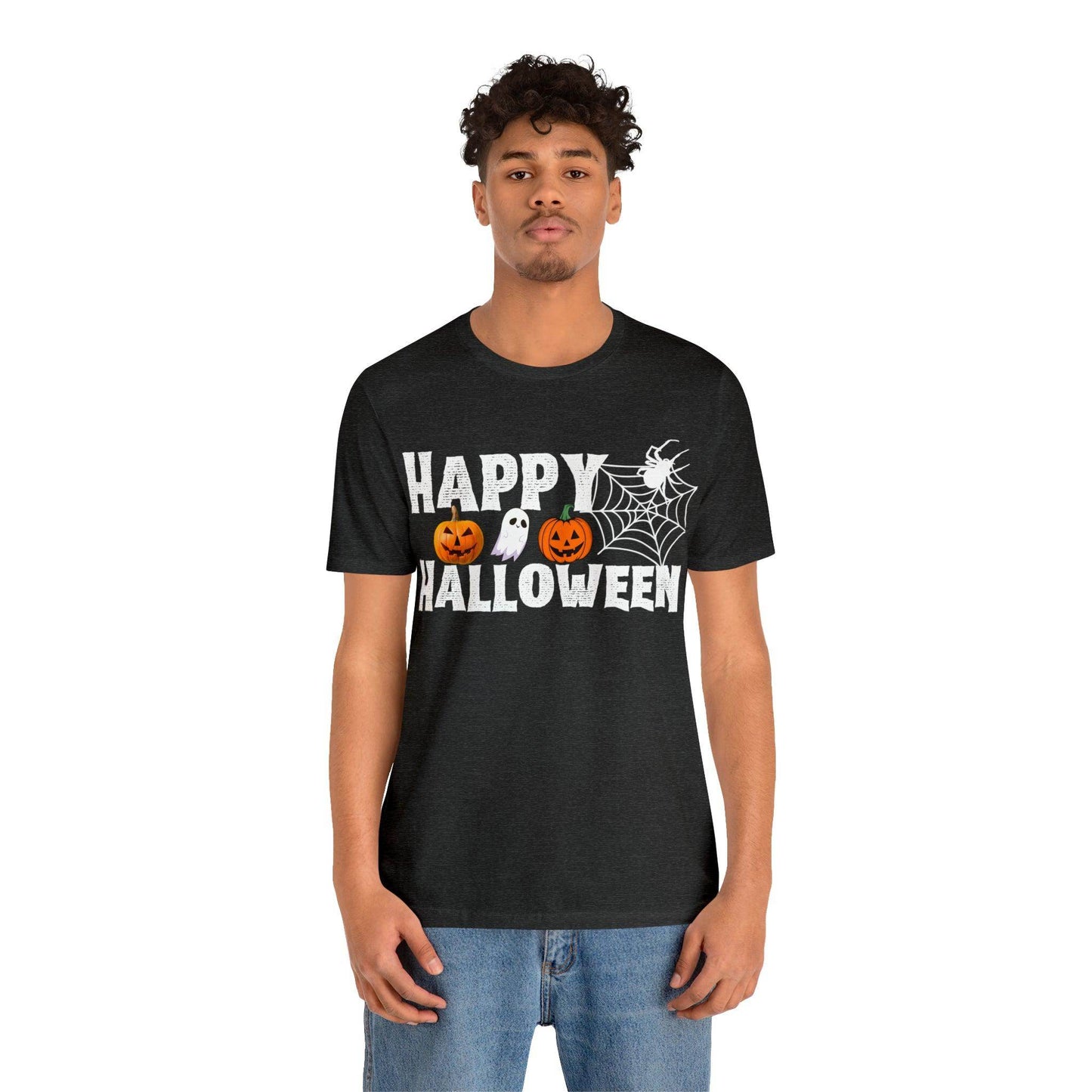 Happy Halloween Costume Pumpkin Ghost Spider Shirt - Giftsmojo
