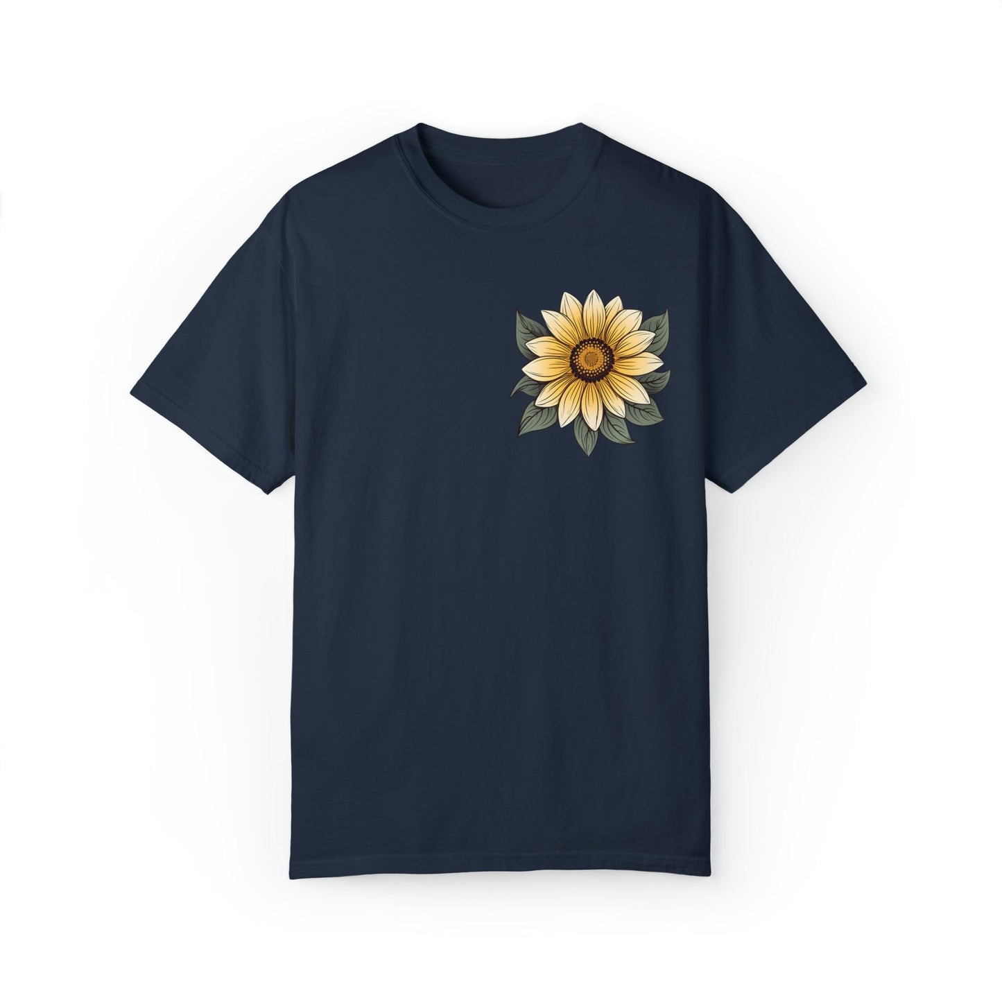 Sunflower Shirt Women Flower Shirt Aesthetic, Floral Graphic Tee Floral Shirt Flower T-shirt, Wild Flower Shirt Gift For Her Wildflower T-shirt