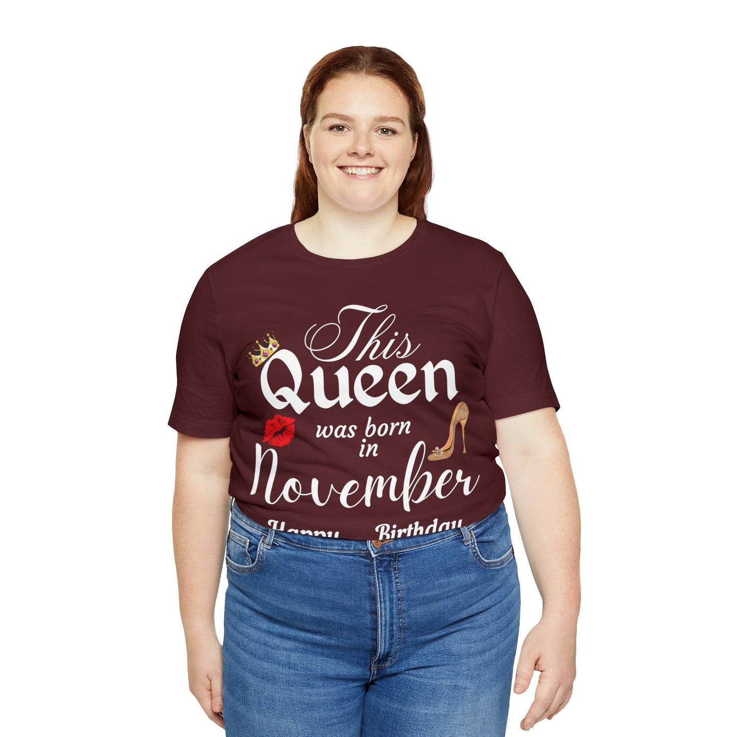 Birthday Queen Shirt, Gift for Birthday, This Queen was born in November Shirt, Funny Queen Shirt, Funny Birthday Shirt, Birthday Gift - Giftsmojo