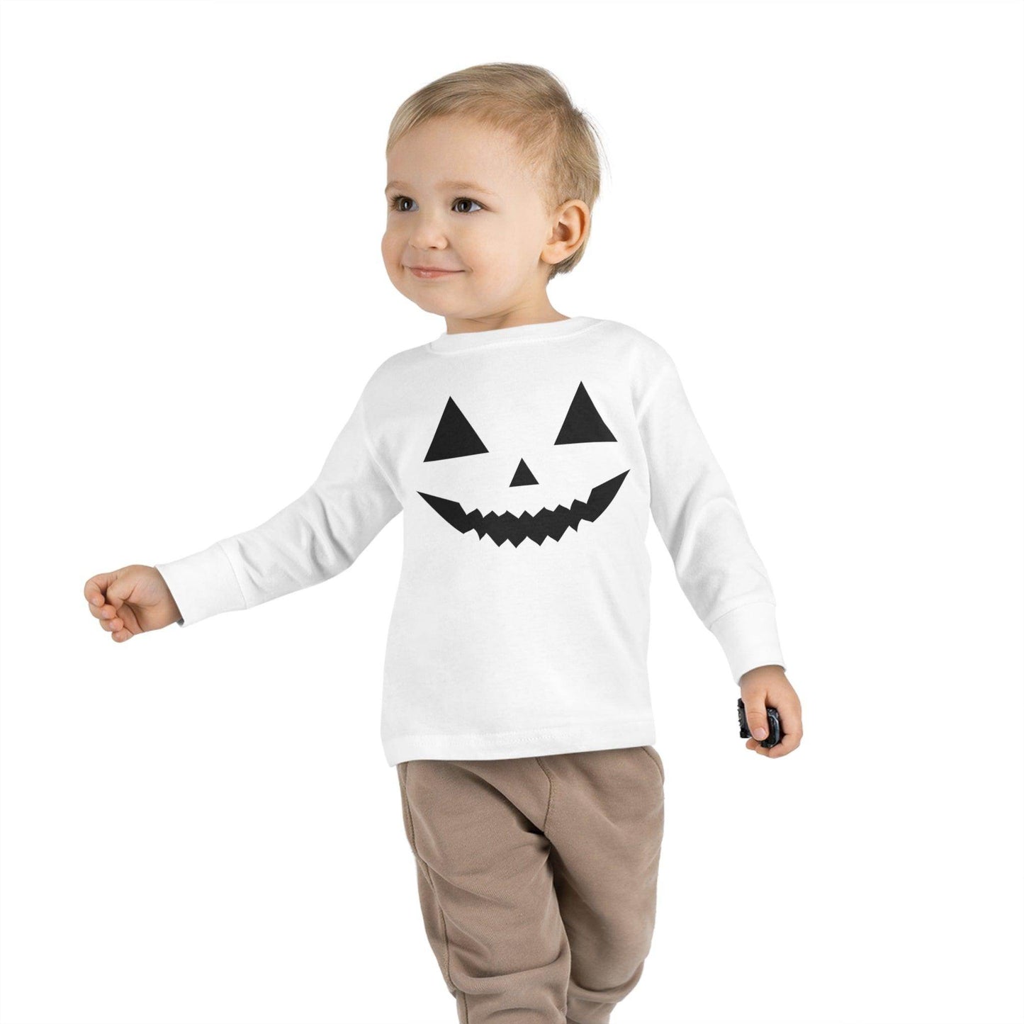 Kids scary Faces Halloween Pumpkin Face Shirt Kids Jack O Lantern Shirt Kids Halloween Shirt Kids Long Sleeve Trick or Treat Outfit for Halloween - Giftsmojo