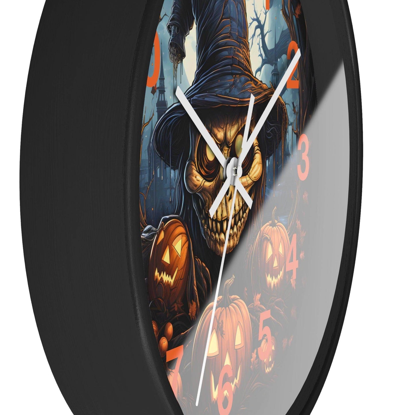 Halloween Ghost Wall Clock Home Decor Halloween Wall Clocks Halloween Clock Fall Clock Halloween Decor - Giftsmojo
