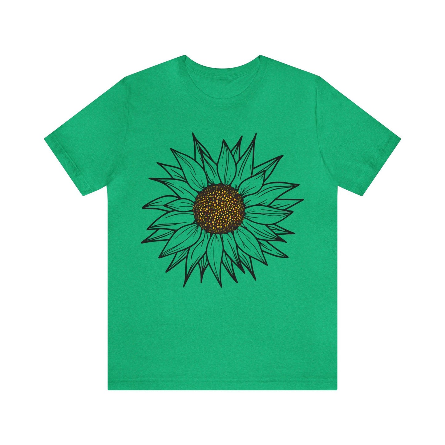 Sunflower Shirt, Floral Tee Shirt, Flower Shirt, Garden Shirt, Womens Fall Summer Shirt Sunshine Tee, Gift for Gardener, Nature love shirt - Giftsmojo