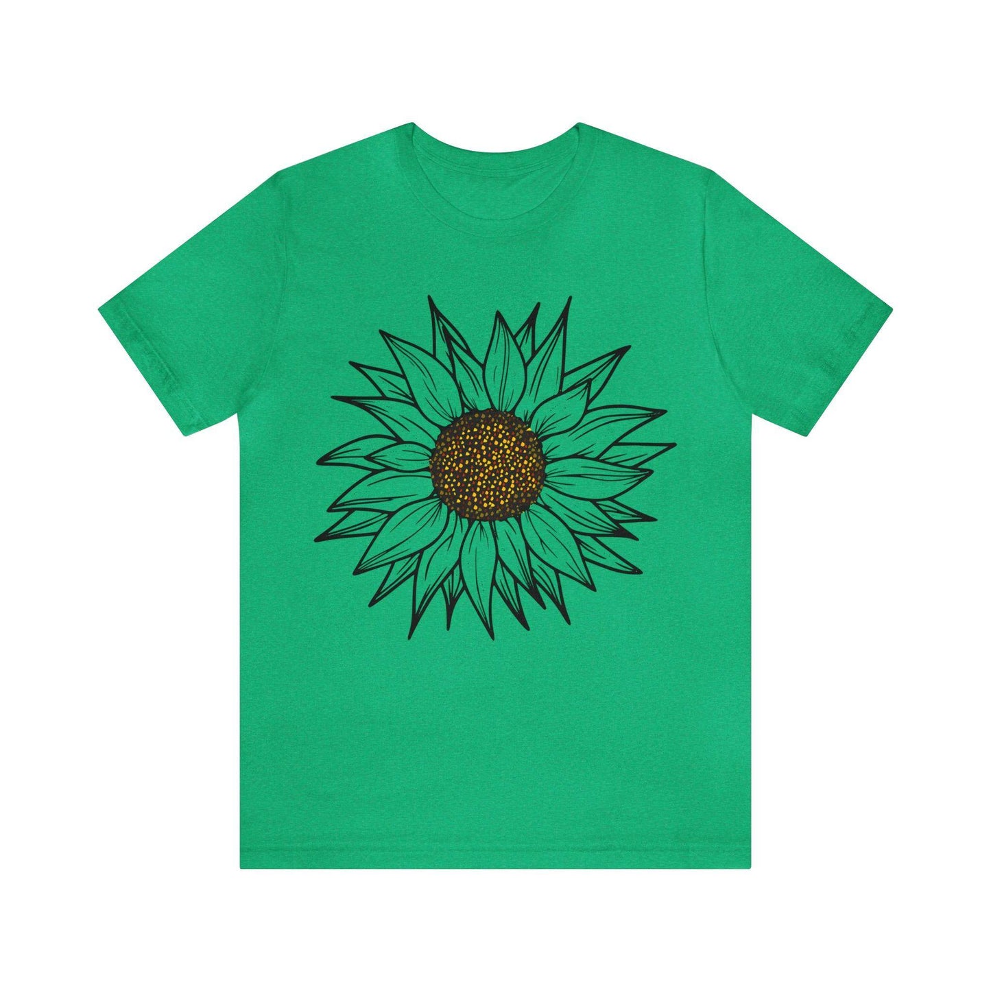 Sunflower Shirt, Floral Tee Shirt, Flower Shirt, Garden Shirt, Womens Fall Summer Shirt Sunshine Tee, Gift for Gardener, Nature love shirt - Giftsmojo