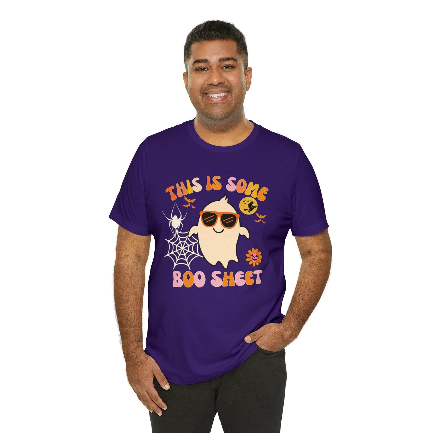 This Is Some Boo Sheet Funny Halloween Shirt Funny Halloween Costume Spooky Season Tee Funny Gift Shirt for Birthday Christmas Anniversary - Giftsmojo