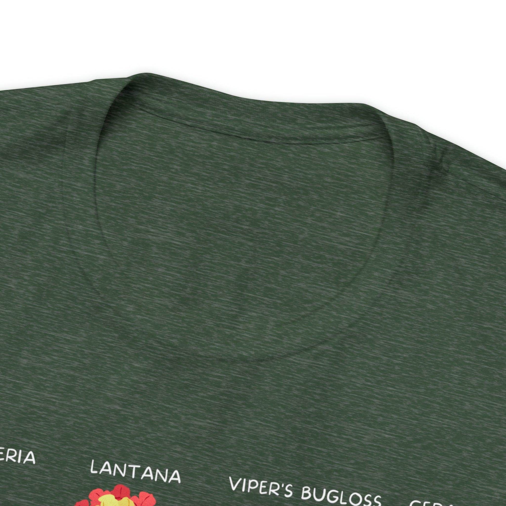 Wildflower Tshirt, Flower Shirt, Types of Flowers Shirt, Floral Tshirt, Gift for Women, Ladies Shirts Best Friend Gift, Plant Mom Nature Tee - Giftsmojo