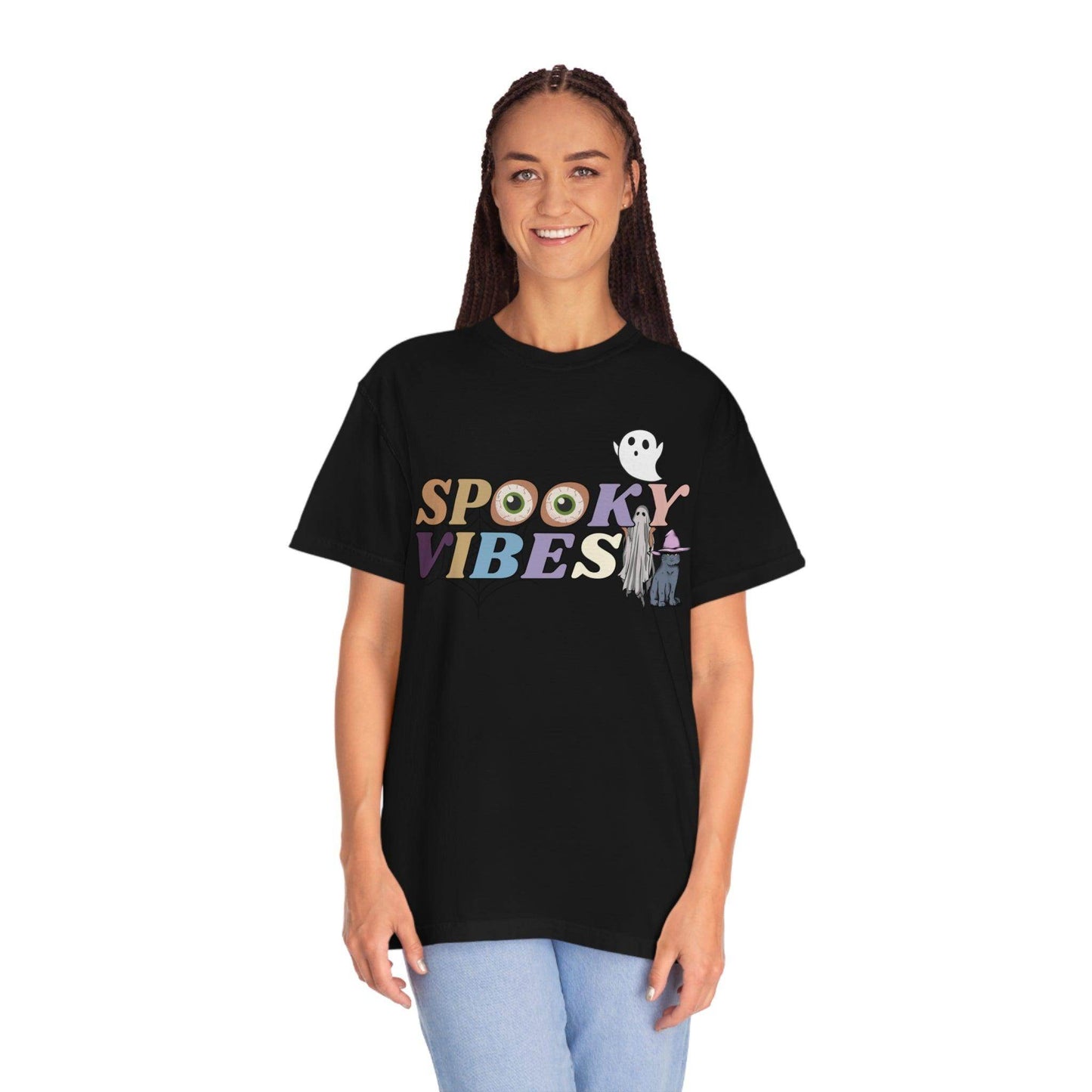 Retro Halloween Tshirt, Spooky Vibes Shirt, Vintage Shirt Halloween Shirt - Giftsmojo