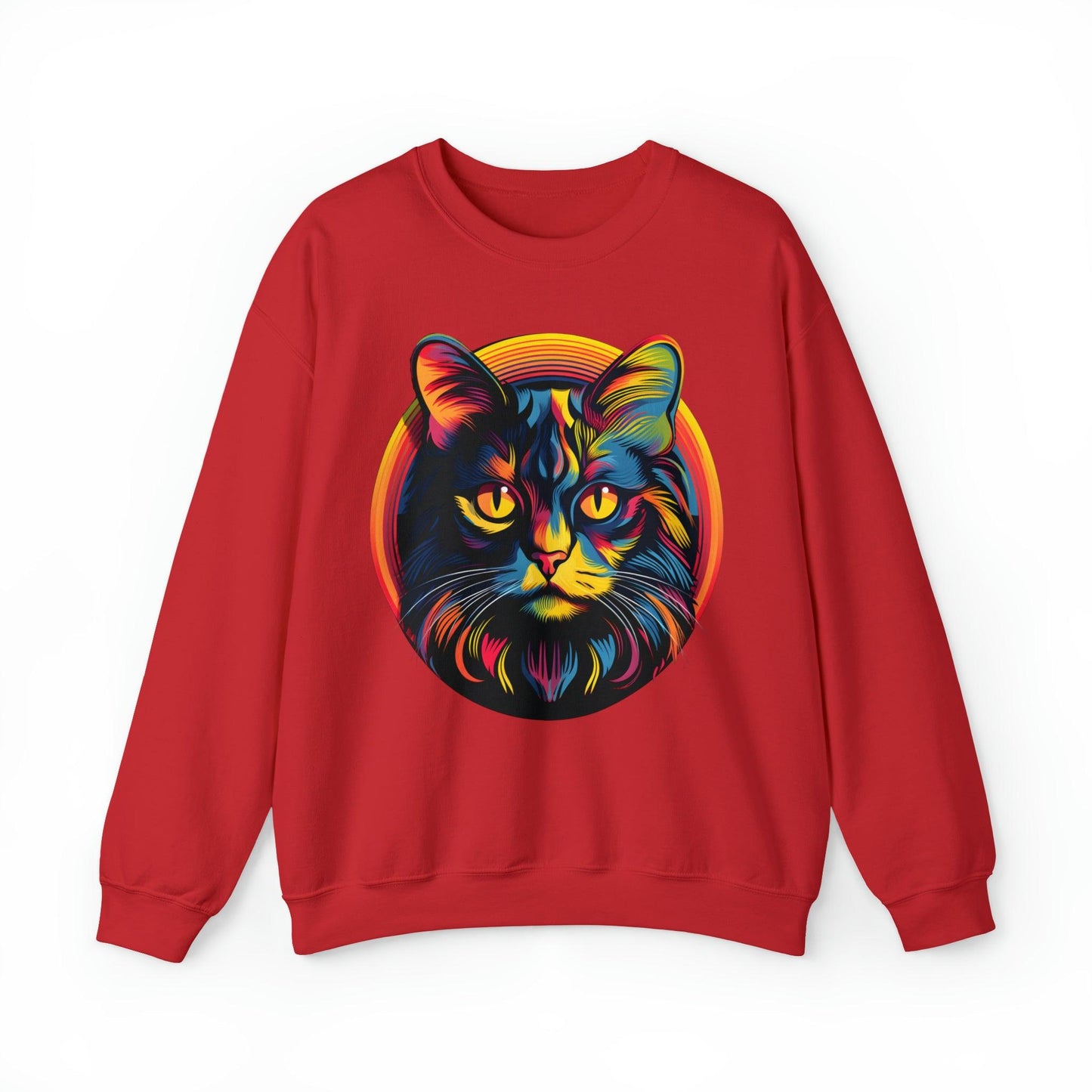 Vintage Cat Lover Sweater Retro Cat Sweatshirt Animal Lover Gift Cat Mom Gift Cat Lover Gift Cat Mom Sweatshirt Cat Crewneck Sweatshirt - Giftsmojo