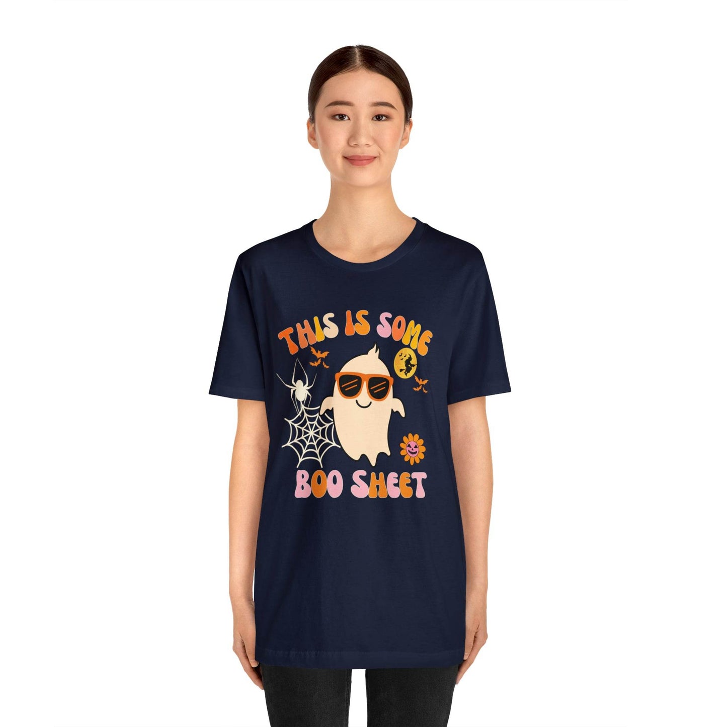This Is Some Boo Sheet Funny Halloween Shirt Funny Halloween Costume Spooky Season Tee Funny Gift Shirt for Birthday Christmas Anniversary - Giftsmojo