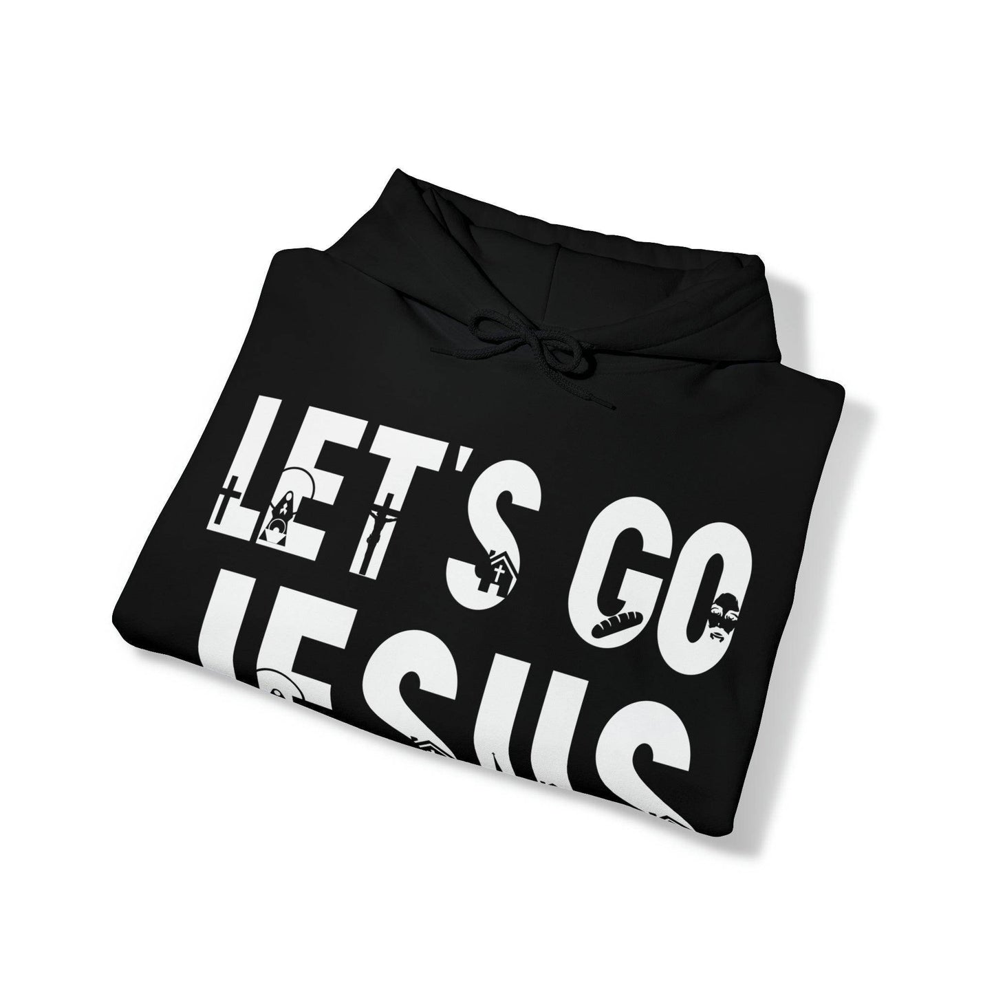 Let's Go Jesus Hooded Sweatshirt Funny Christian Shirt Christian Gift Trendy Christian Sweatshirt Religious Sweatshirt Jesus Hoodie Faith Shirt - Giftsmojo