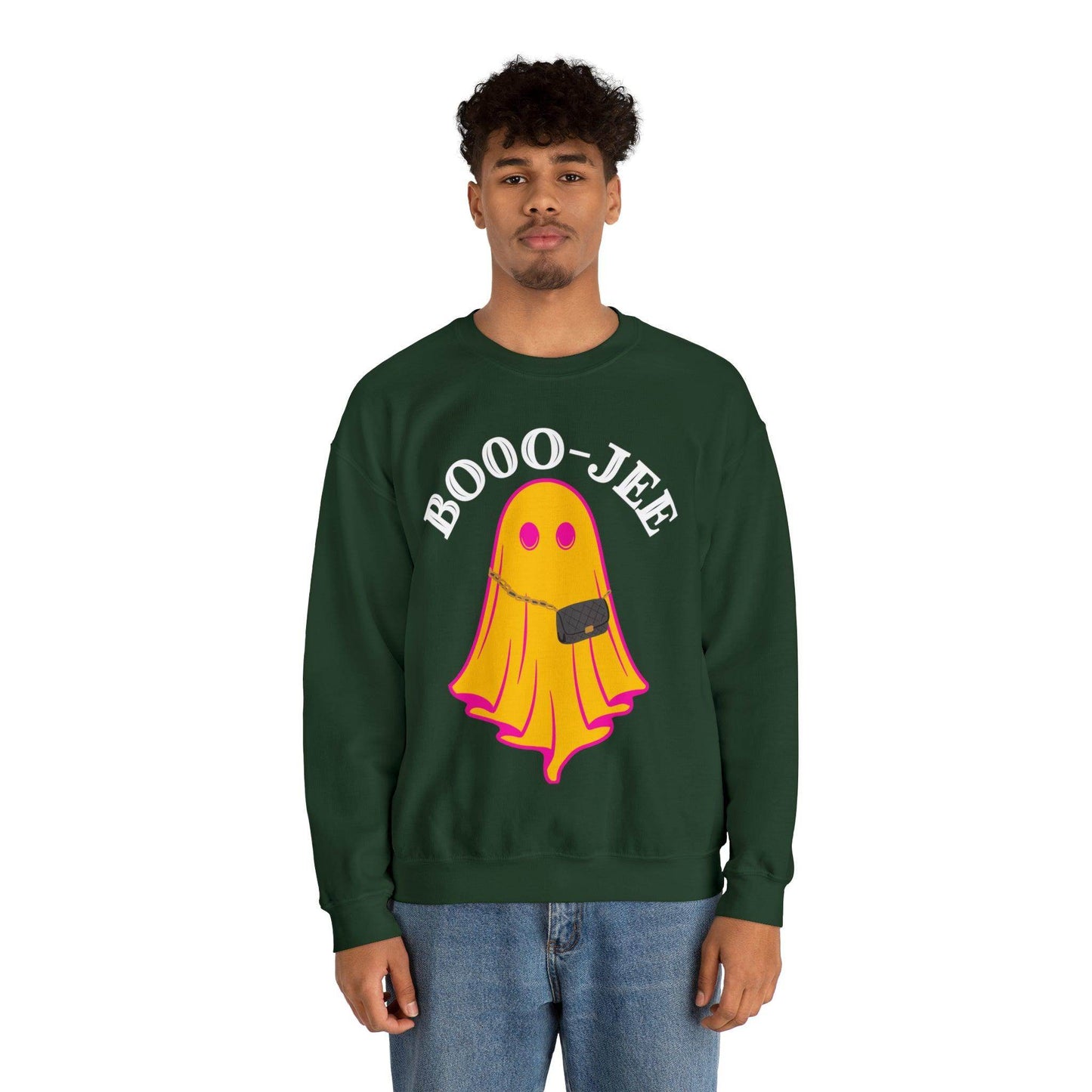 Booo-Jee Sweatshirt, Boo Halloween Sweatshirt, Spooky Ghost Sweatshirt, Boo Jee Shirt, Halloween Ghost Sweatshirt, Halloween Boo Shirt - Giftsmojo
