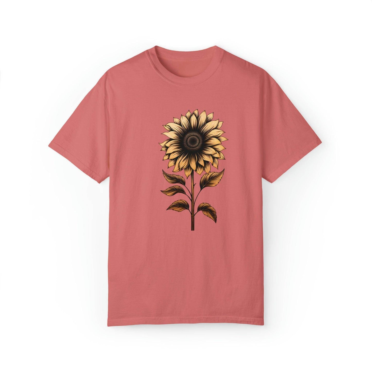 Vintage Sunflower Shirt Flower Shirt Aesthetic, Floral Graphic Tee Floral Shirt Flower T-shirt, Vintage Wild Flower Shirt Vintage Flower Shirt, - Giftsmojo