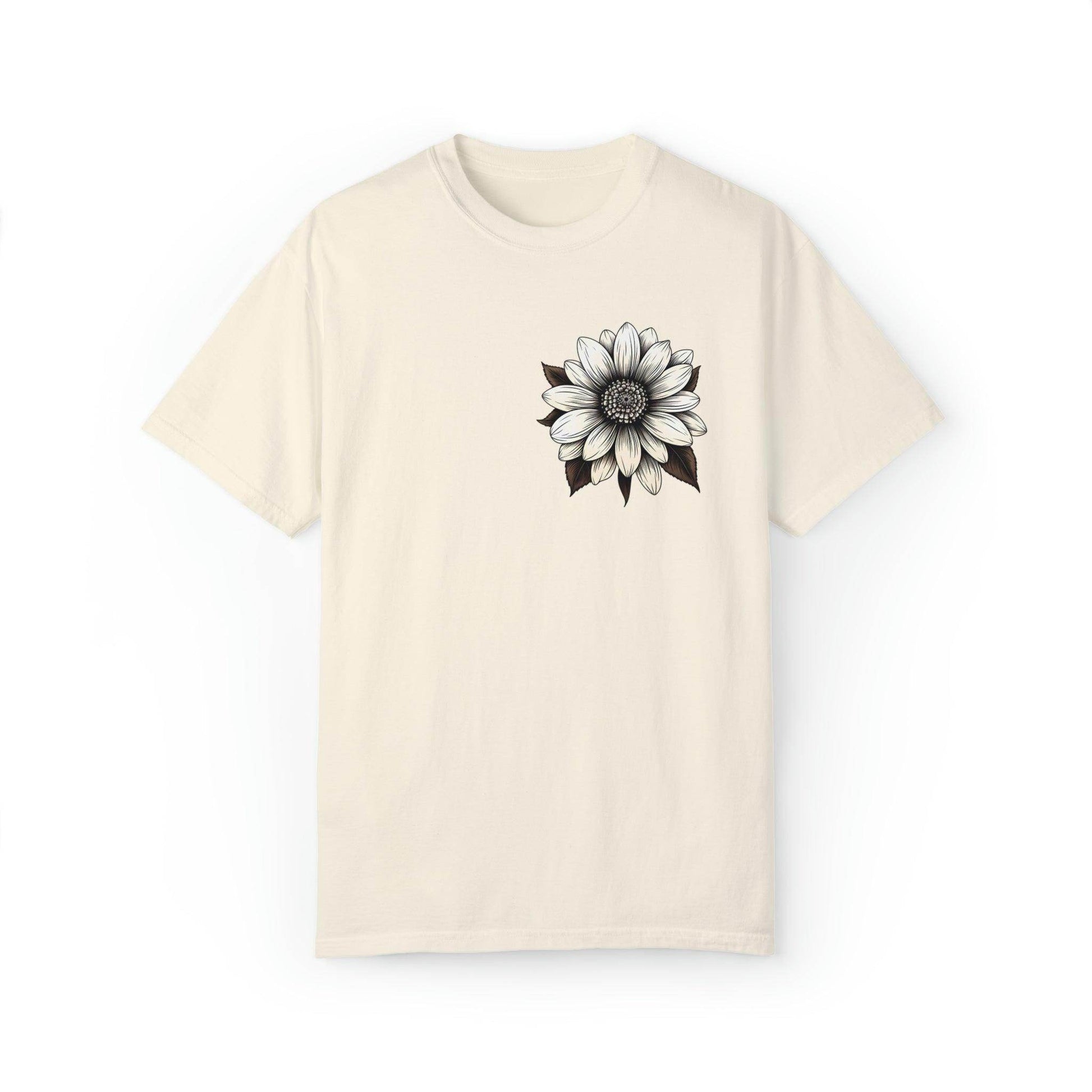 Sunflower Shirt Women Flower Shirt Aesthetic Women Top Floral Graphic Tee Floral Shirt Flower T-shirt, Wild Flower Shirt Gift For Her - Giftsmojo