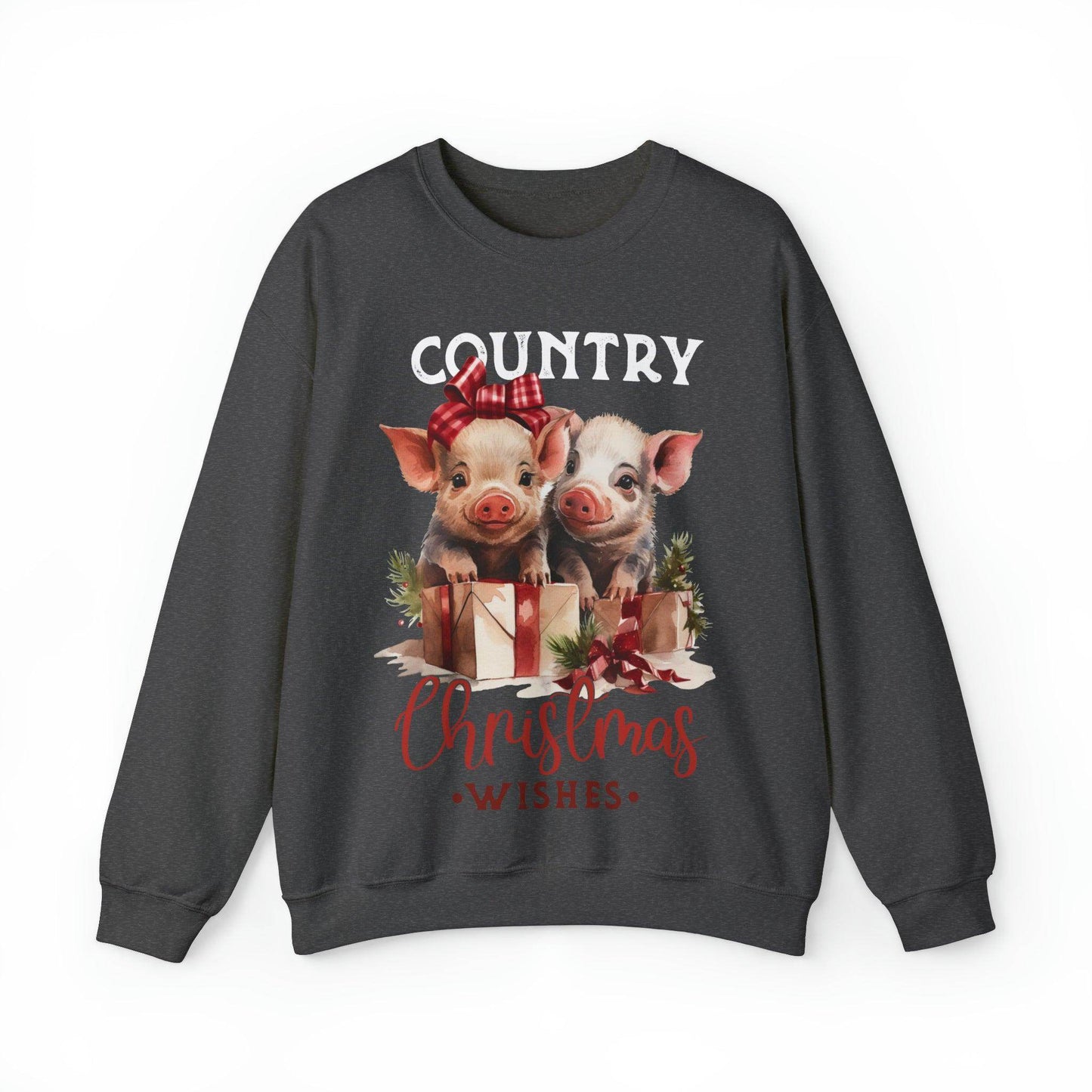 Farm Country Christmas Sweatshirt Christmas in The Barn Sweatshirt Christmas Farm Sweatshirt Christmas Sweater Trendy Christmas Shirt Farmers - Giftsmojo