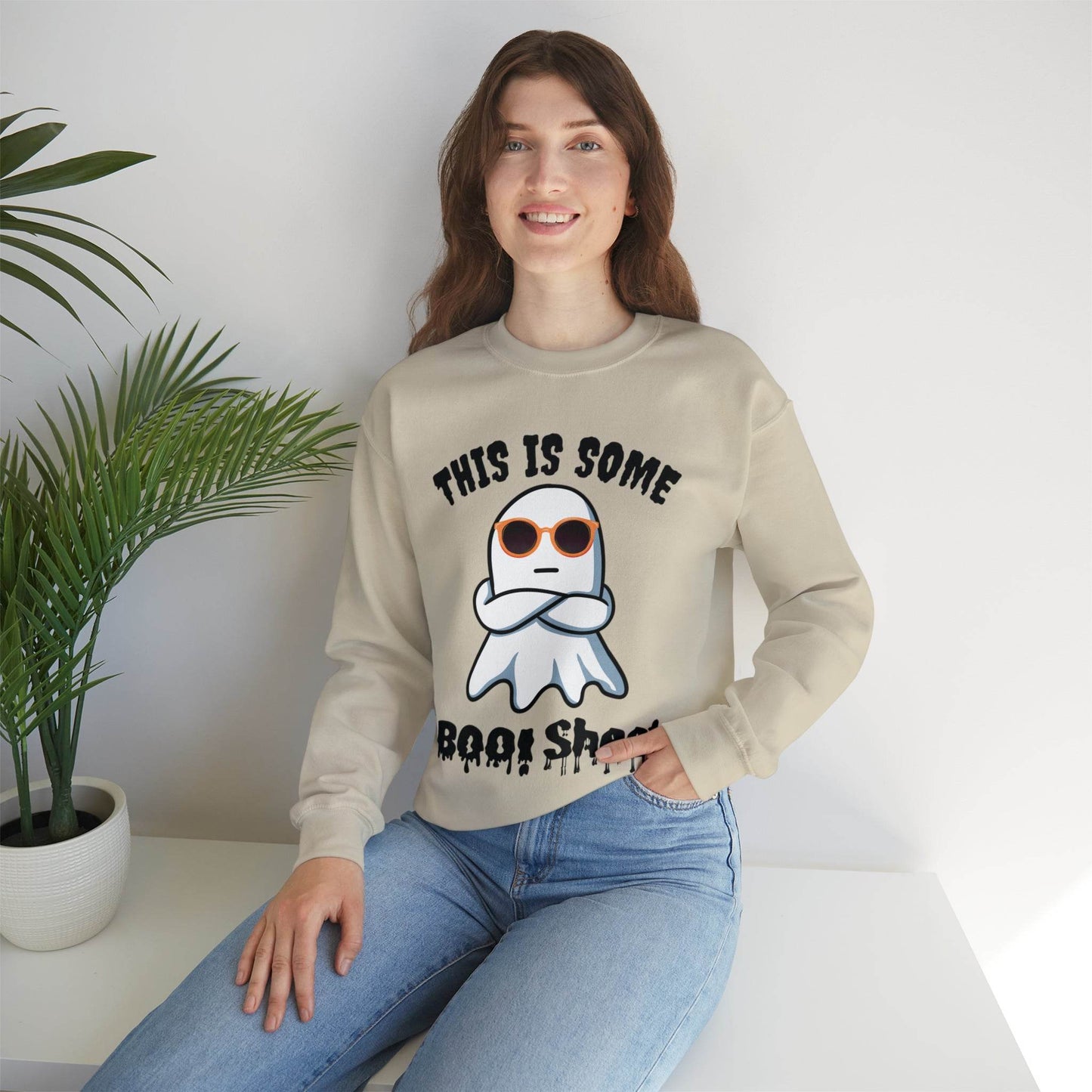 This Is Some Boo Sheet Funny HalloweenSweatshirt Funny Halloween Costume Spooky Season Tee Boo Ghost Sweatshirt Gift for Birthday Christmas - Giftsmojo