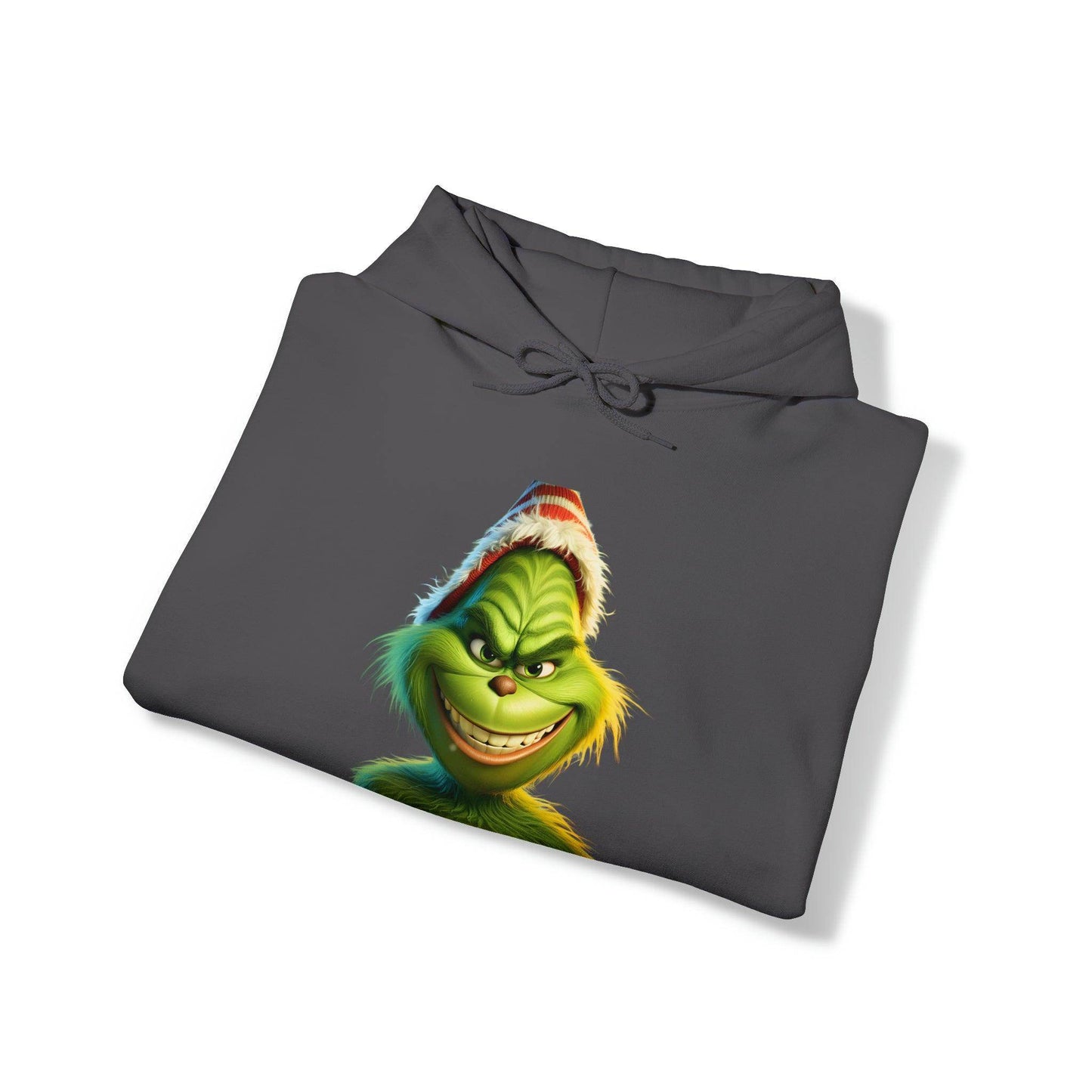 Grinch Hooded Sweatshirt Grinch Christmas Sweatshirt Christmas Sweater Truck Pullover Christmas Tree Sweat Pine Tree Pullover Grinch With a Mug - Giftsmojo