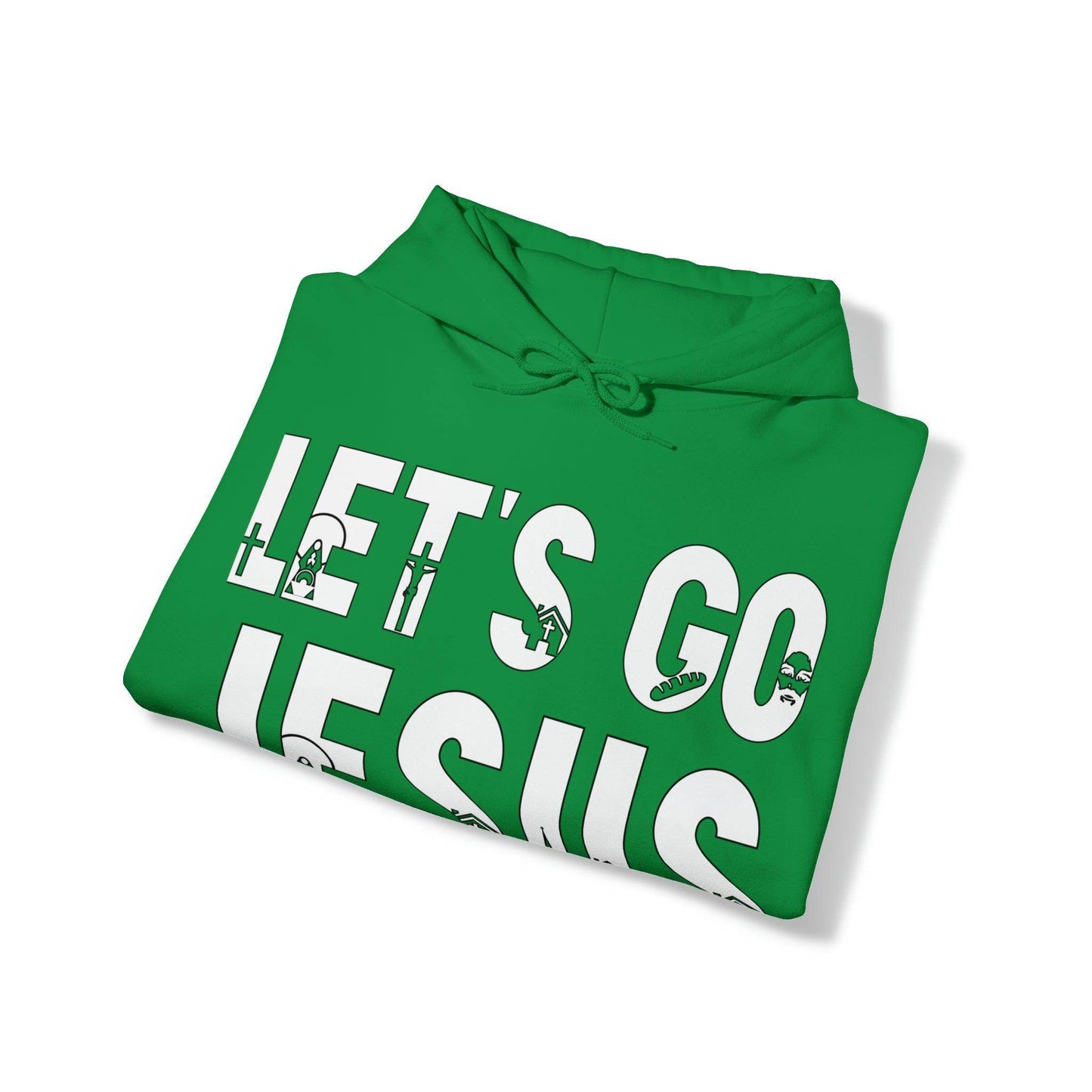Let's Go Jesus Hooded Sweatshirt Funny Christian Shirt Christian Gift Trendy Christian Sweatshirt Religious Sweatshirt Jesus Hoodie Faith Shirt - Giftsmojo