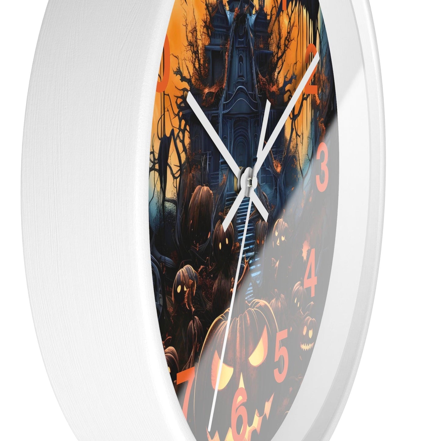Halloween Ghost Wall Clock Halloween Wall Clocks Halloween Clock Fall Clock Halloween Decor
