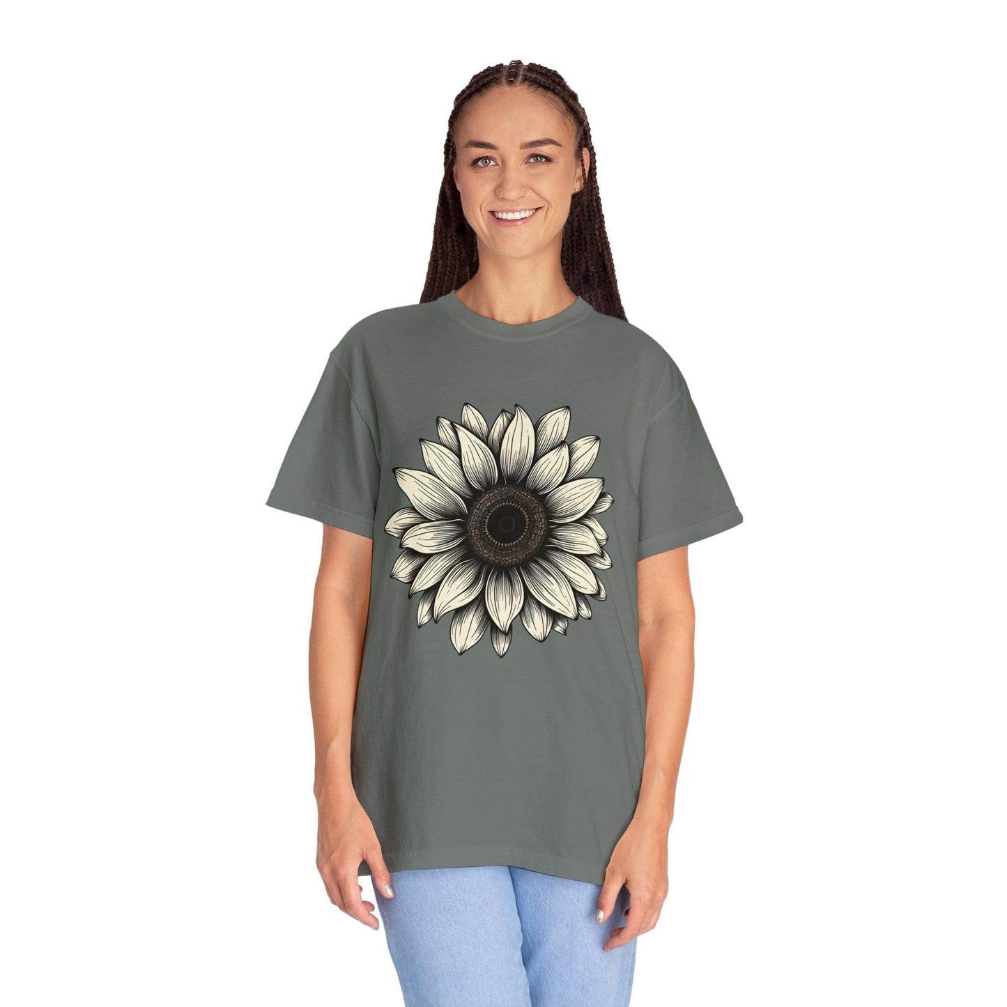 Sunflower Shirt Flower Shirt Aesthetic, Floral Graphic Tee Floral Shirt Flower T-shirt, Wild Flower Shirt Gift For Her Wildflower T-shirt - Giftsmojo