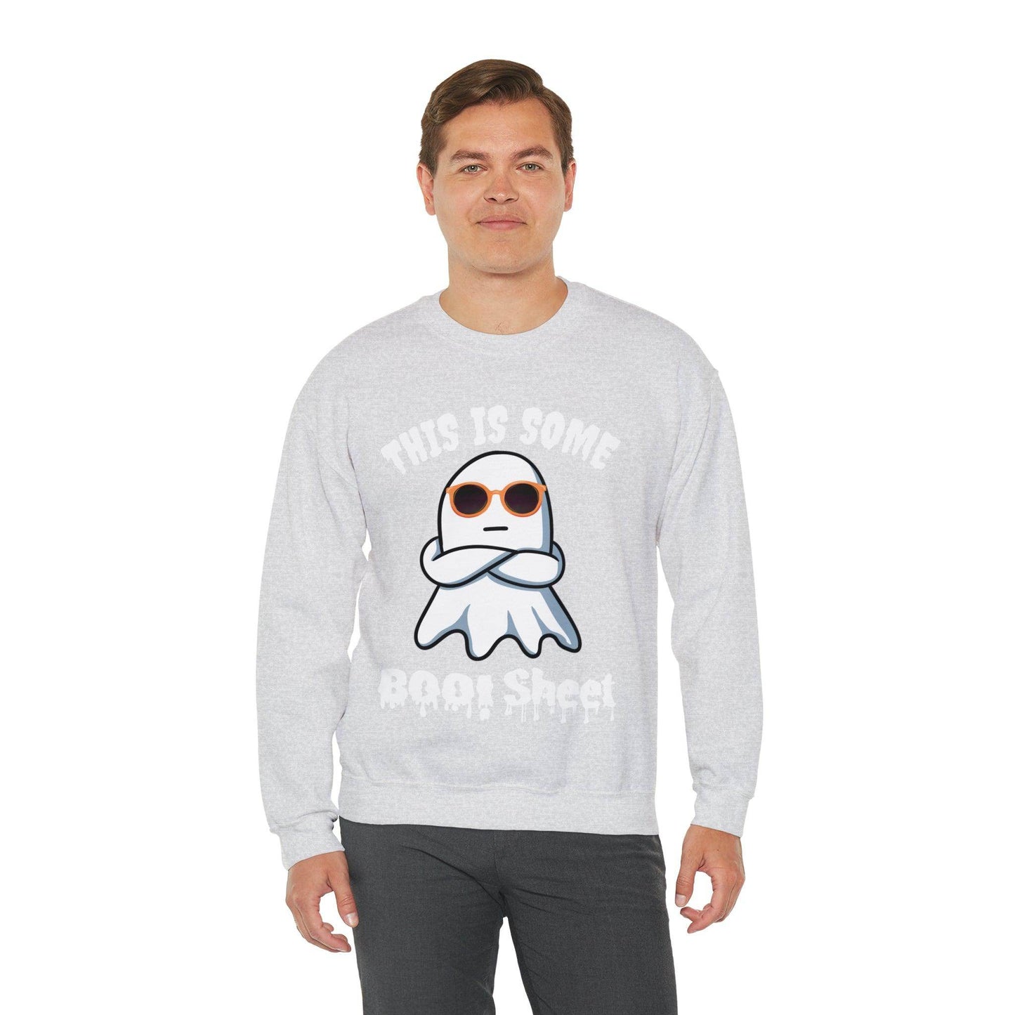 This Is Some Boo Sheet Ghost Sweatshirt Cute Ghost Sweatshirt Boo Ghost Sweatshirt Gift Shirt Funny Halloween Shirt Spooky Season Shirt - Giftsmojo