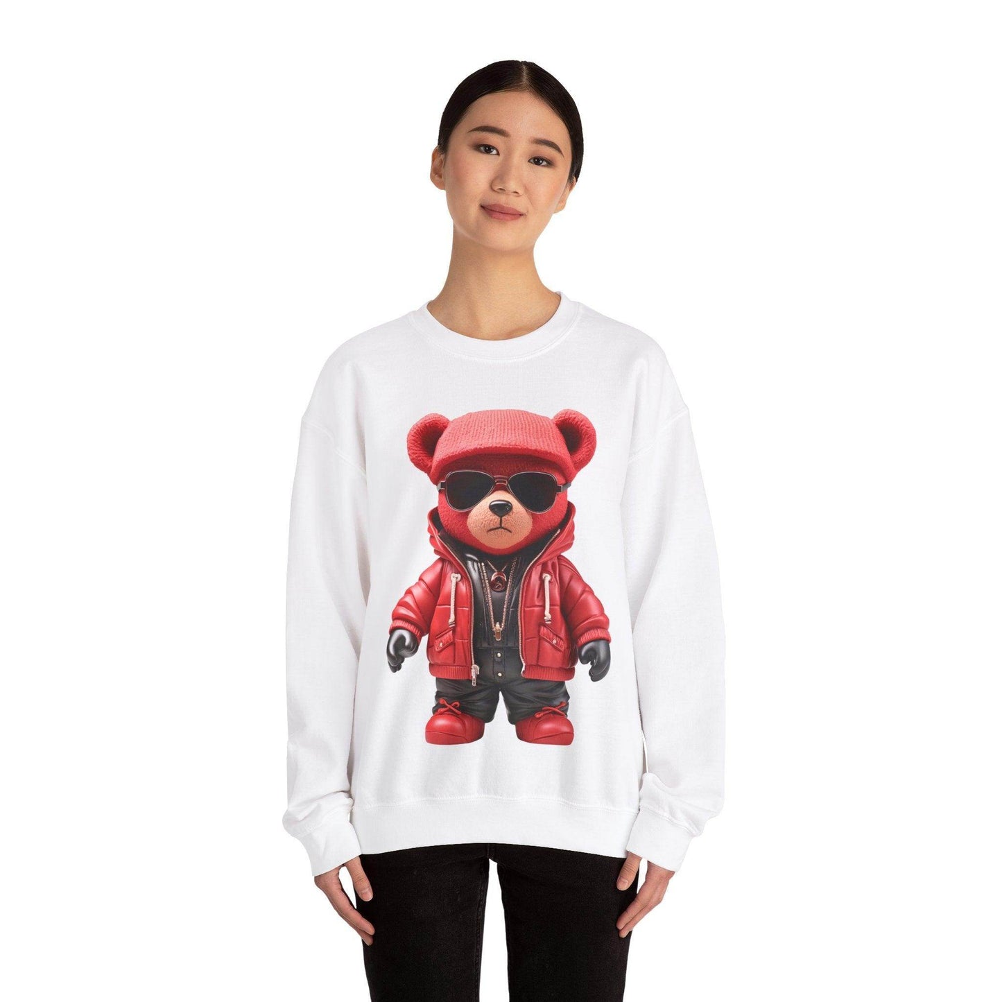 Hip-Hop Teddy Bear Sweatshirt: Elevate Your Style with Streetwear Chic - Giftsmojo