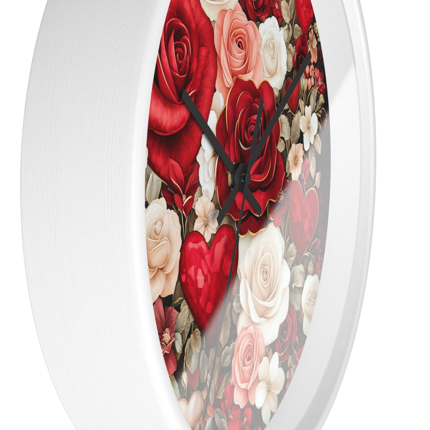 Botanical Home Decor Floral Clock Flower Wall Clock, Nature Lover Gift