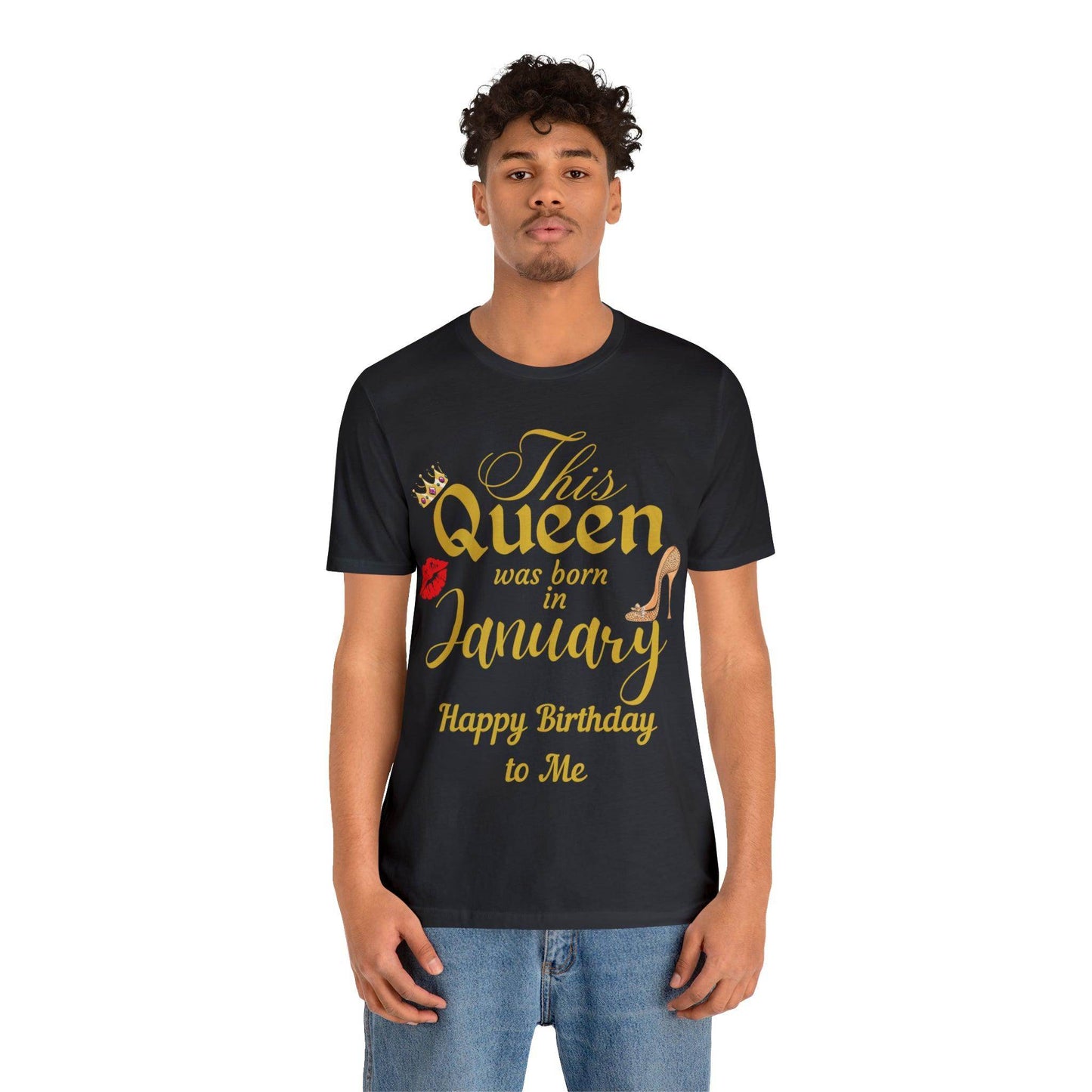 Birthday Queen Shirt, Gift for Birthday, This Queen was born in January Shirt, Funny Queen Shirt, Funny Birthday Shirt, Birthday Gift - Giftsmojo