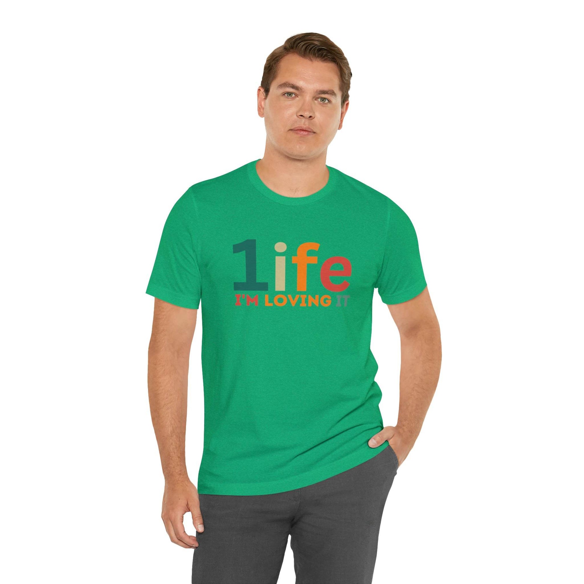One life I'M Loving It Shirt Retro 1life shirt Live Your Life You Only Have One Life To Live Retro Shirt - Giftsmojo
