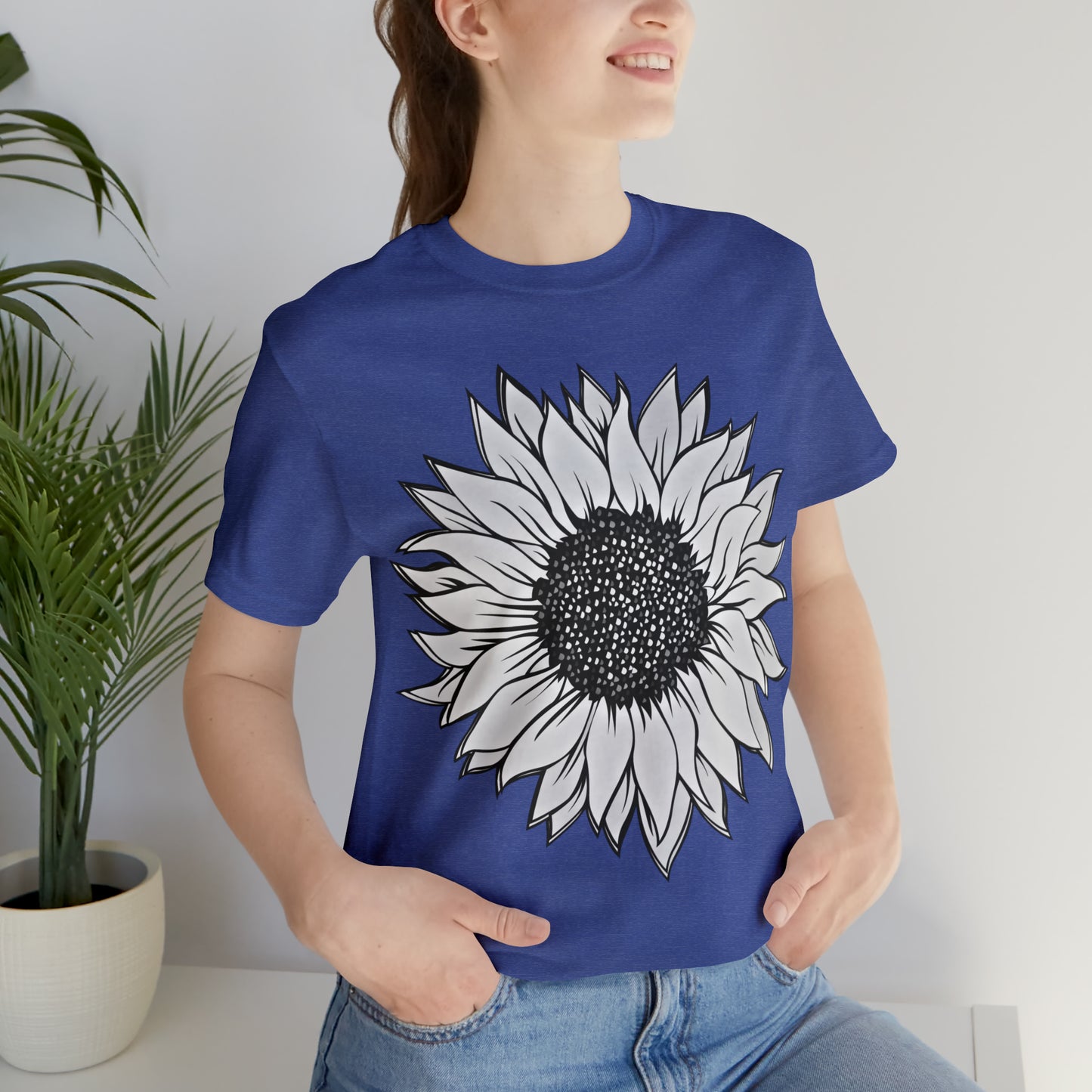 Sunflower Shirt, Floral Tee Shirt, Flower Shirt, Garden Shirt, Womens Fall Summer Shirt Sunshine Tee, Gift for Gardener, Nature love