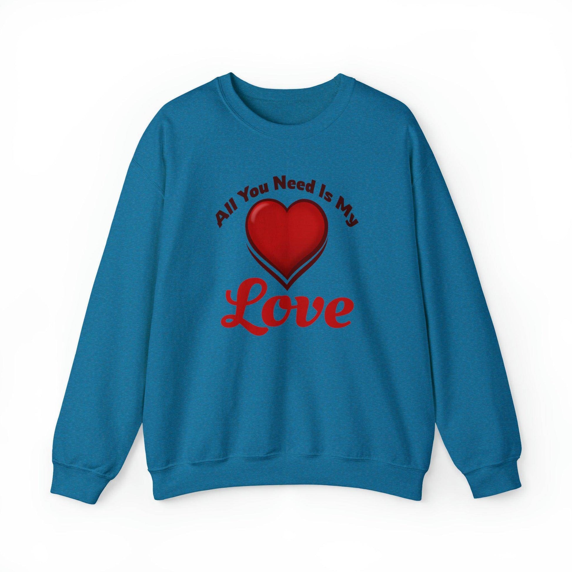 All you need is My Love Tee Hooded Sweatshirt - Giftsmojo