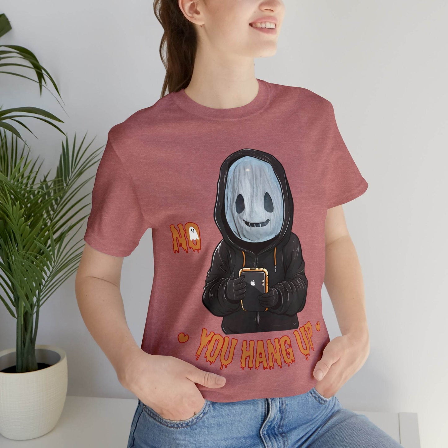 Halloween Shirt No You Hang Up Scary Halloween Costume Fall shirt Spooky Vibes Shirt - Giftsmojo