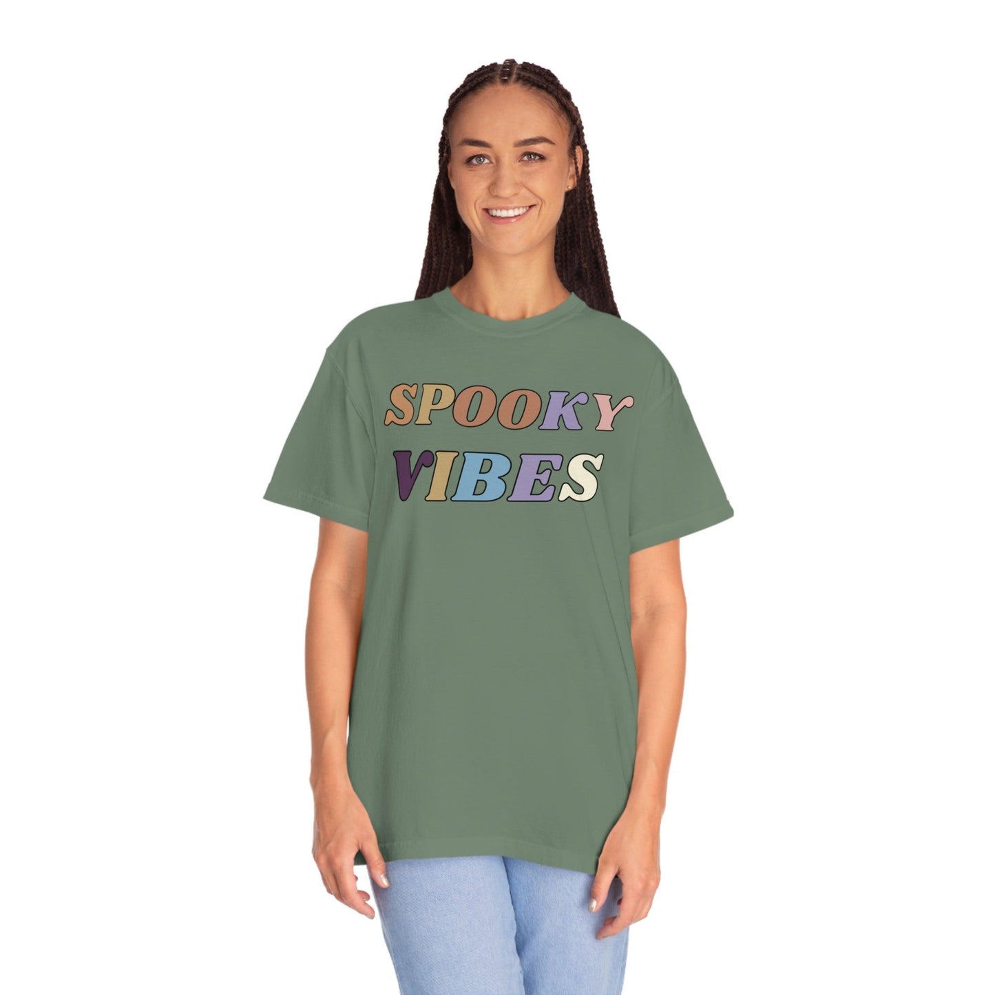 Retro Halloween Tshirt, Spooky Vibes Shirt, Vintage Shirt Halloween Shirt - Cute Fall Shirt