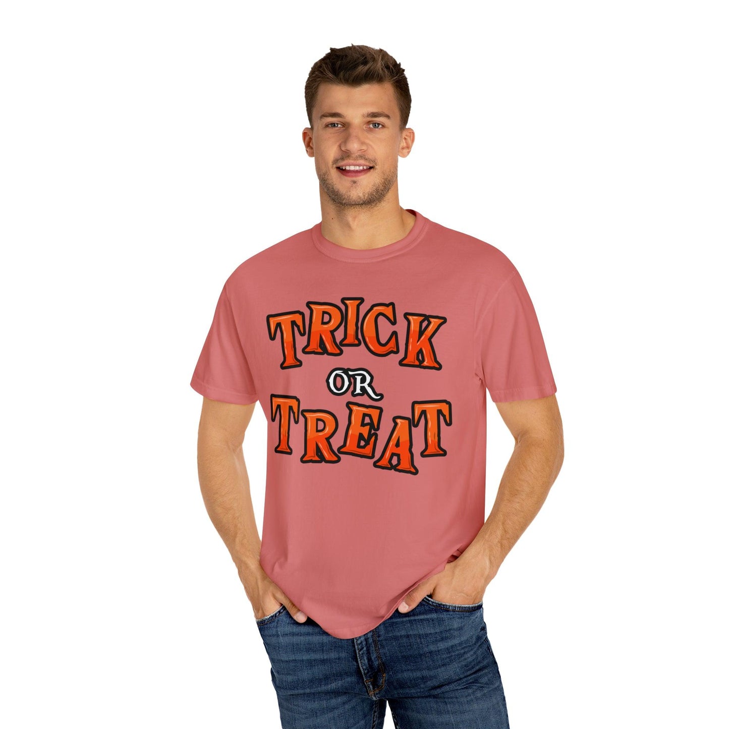 Trick or Treat Shirt Halloween Party Outfit Vintage Shirt Halloween Shirt Cute Spooky Shirt, Halloween Gift Halloween T-shirtRetro Halloween Tshirt - Giftsmojo