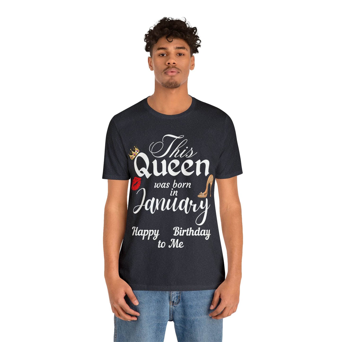 Birthday Queen Shirt, Gift for Birthday, This Queen was born in January Shirt, Funny Queen Shirt, Funny Birthday Shirt, Birthday Gift - Giftsmojo