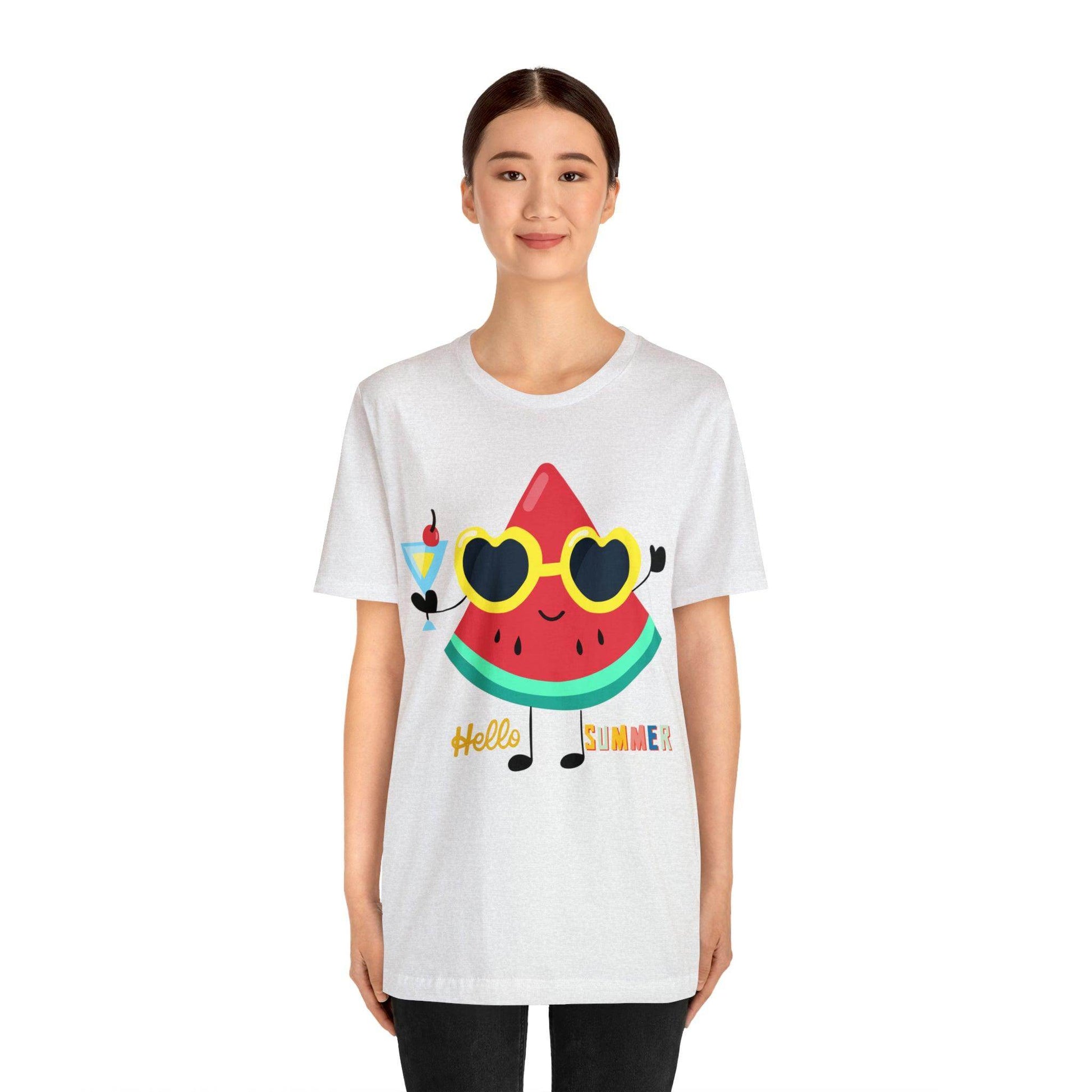 Funny Hello Summer Shirt, Water Mellon shirt, Summer shirts for women and men - Giftsmojo