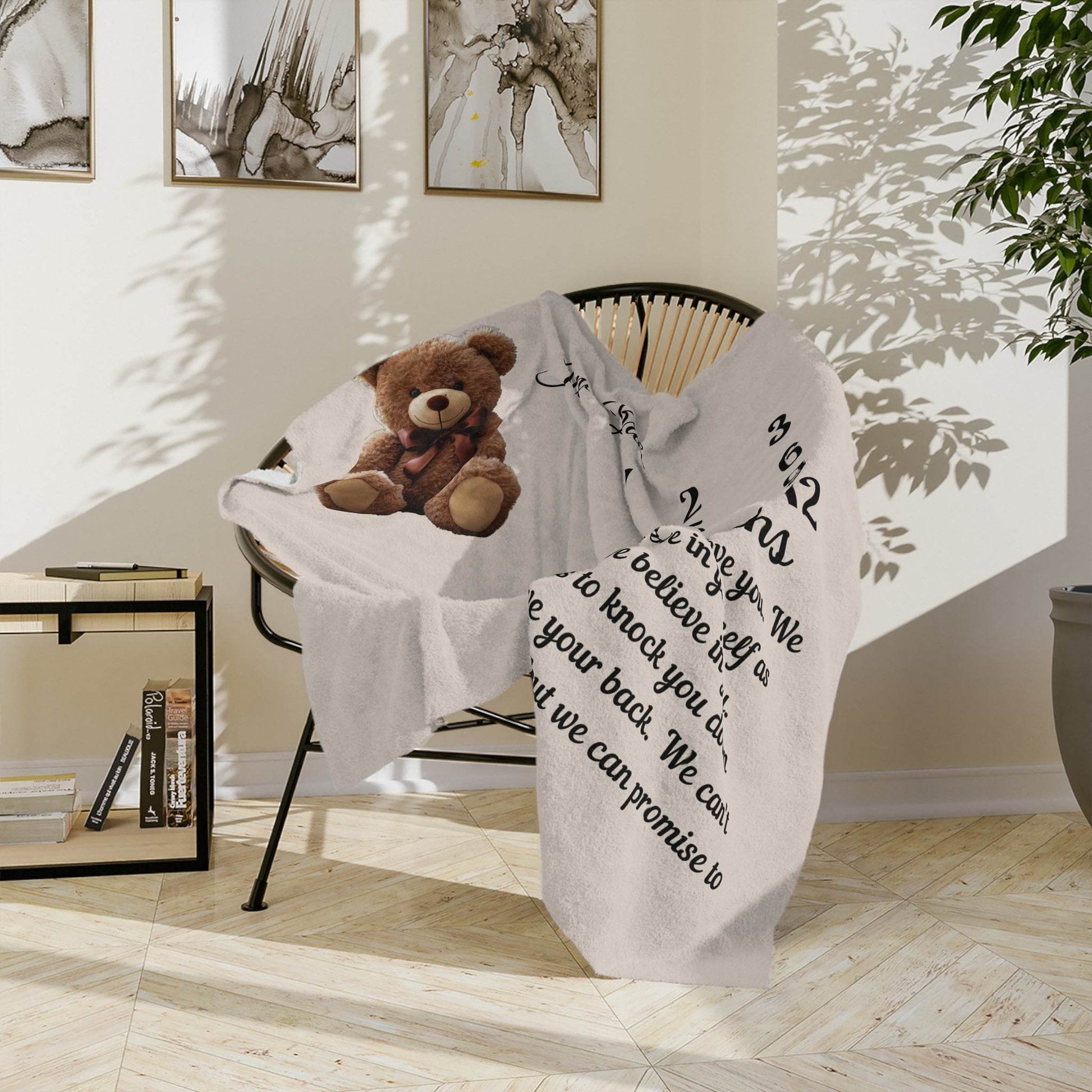 Unlocking Cherished Memories: The Power of a Personalized Teddy Bear Milestone Blanket - Giftsmojo