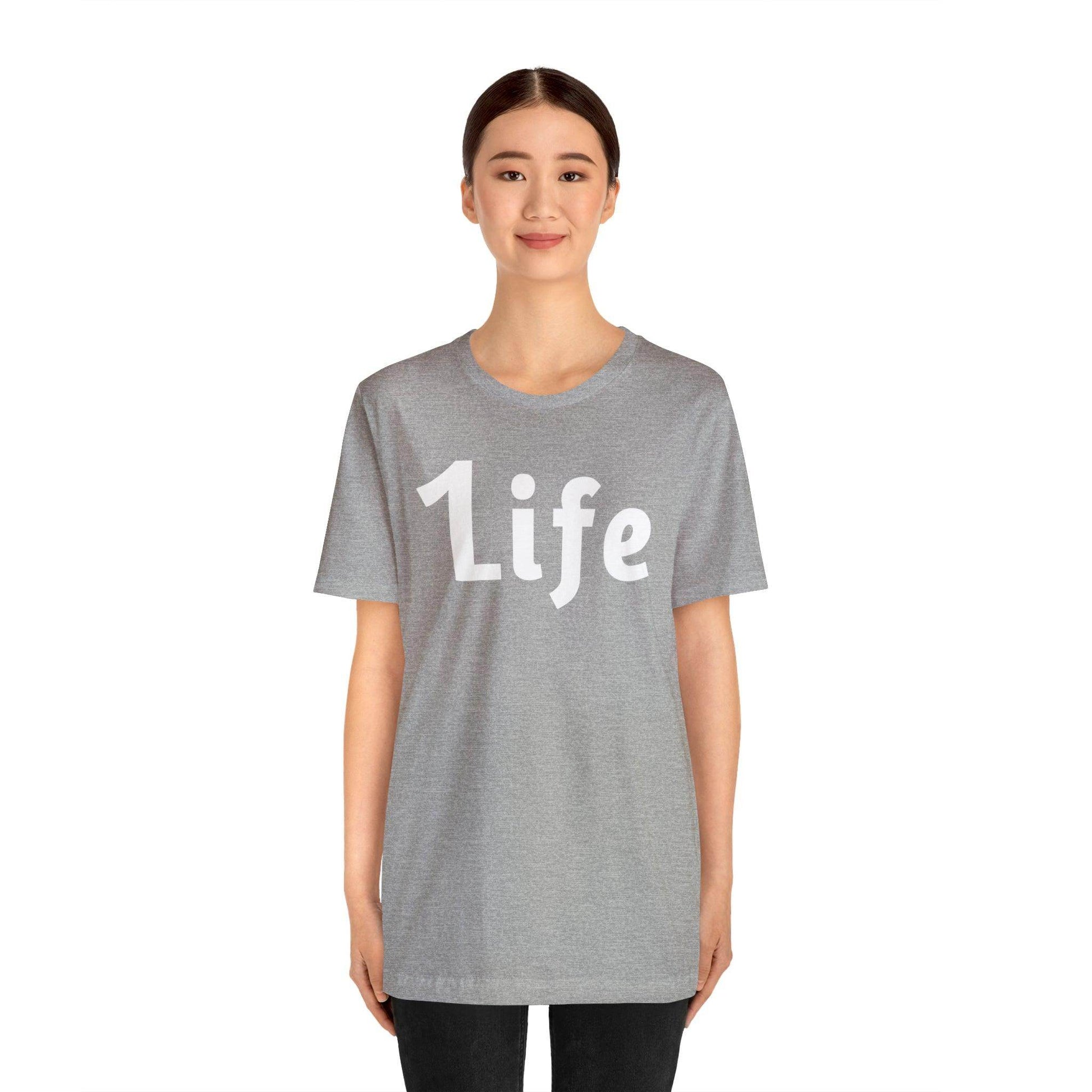One life Shirt 1life shirt Live Your Life You Only Have One Life To Live - Giftsmojo