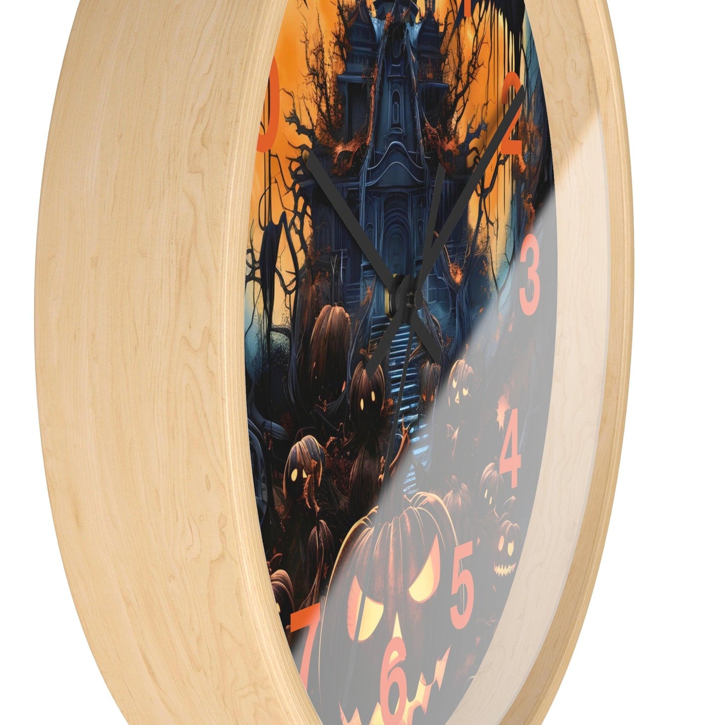 Halloween Ghost Wall Clock Halloween Wall Clocks Halloween Clock Fall Clock Halloween Decor