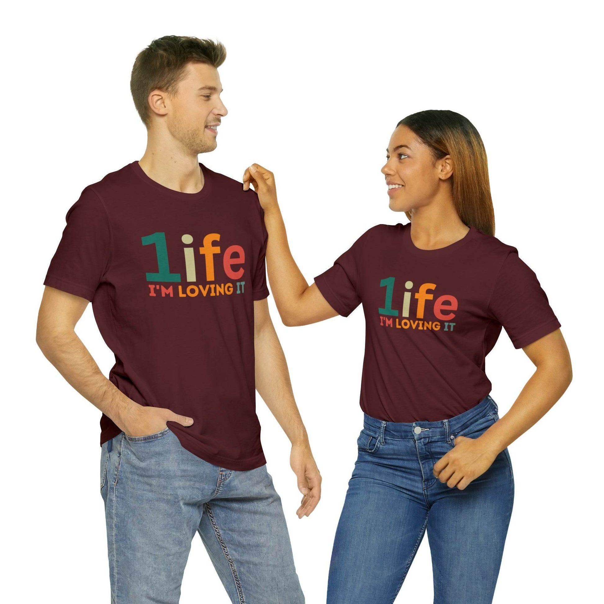 One life I'M Loving It Shirt Retro 1life shirt Live Your Life You Only Have One Life To Live Retro Shirt - Giftsmojo