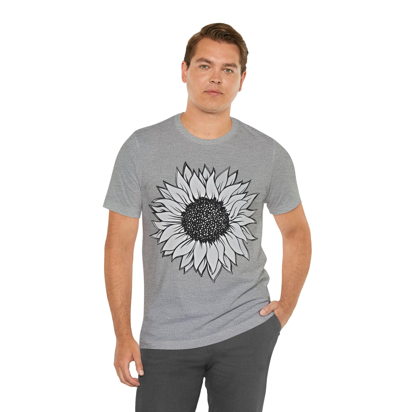 Sunflower Shirt, Floral Tee Shirt, Flower Shirt, Garden Shirt, Womens Fall Summer Shirt Sunshine Tee, Gift for Gardener, Nature love
