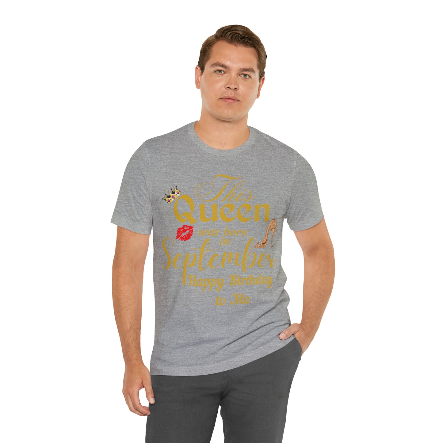 Birthday Queen Shirt, Gift for Birthday, This Queen was born in September Shirt, Funny Queen Shirt, Funny Birthday Shirt, Birthday Gift