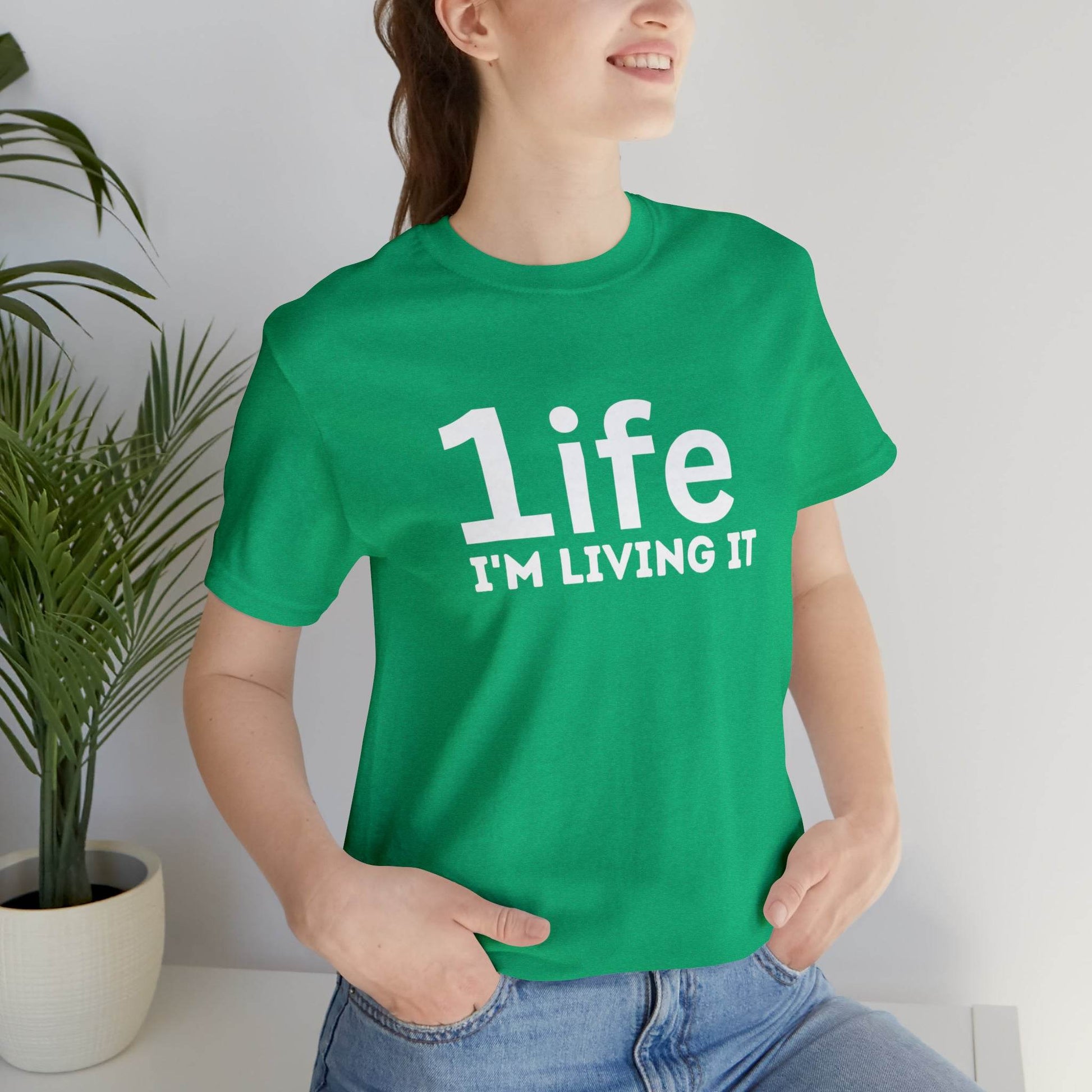 One Life I'M Living It Shirt One life Shirt 1life shirt Live Your Life You Only Have One Life To Live Shirt - Giftsmojo