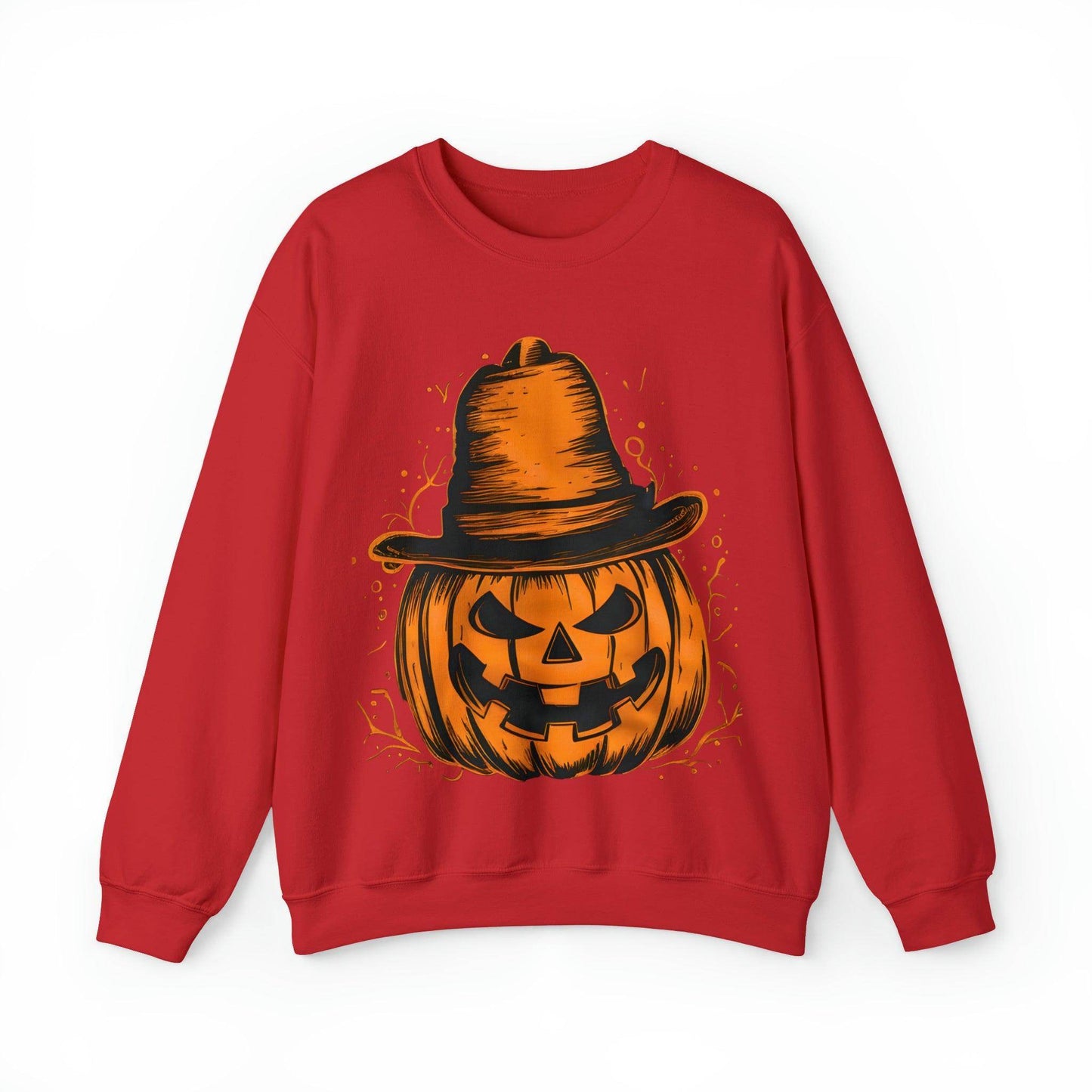 Scary Jack O Lantern Retro Halloween Sweatshirt: A Spooky Classic - Giftsmojo
