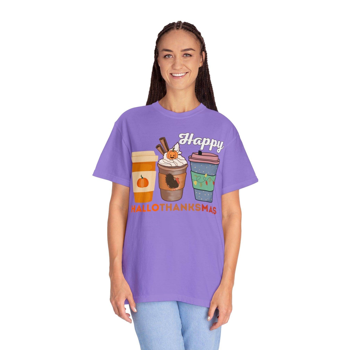 HALLOTHANKSMAS Gift for Fall Halloween Thanksgiving Christmas Gift - Giftsmojo